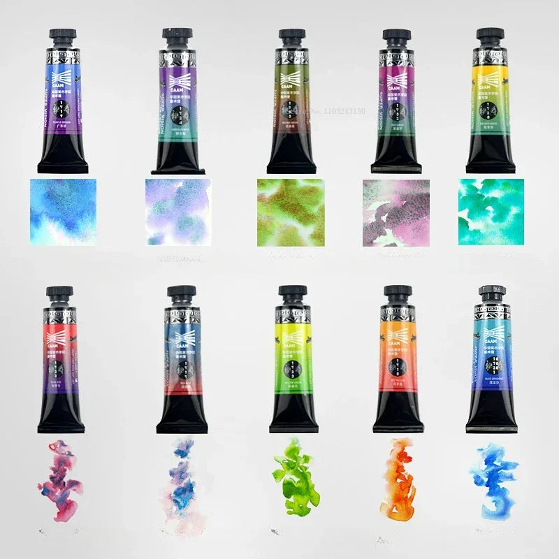 Buy The Best By Artsulli - Art is Long Life Short - 15ml Super Vision Layered Color Solid Watercolor Paint Tools Students Illustration