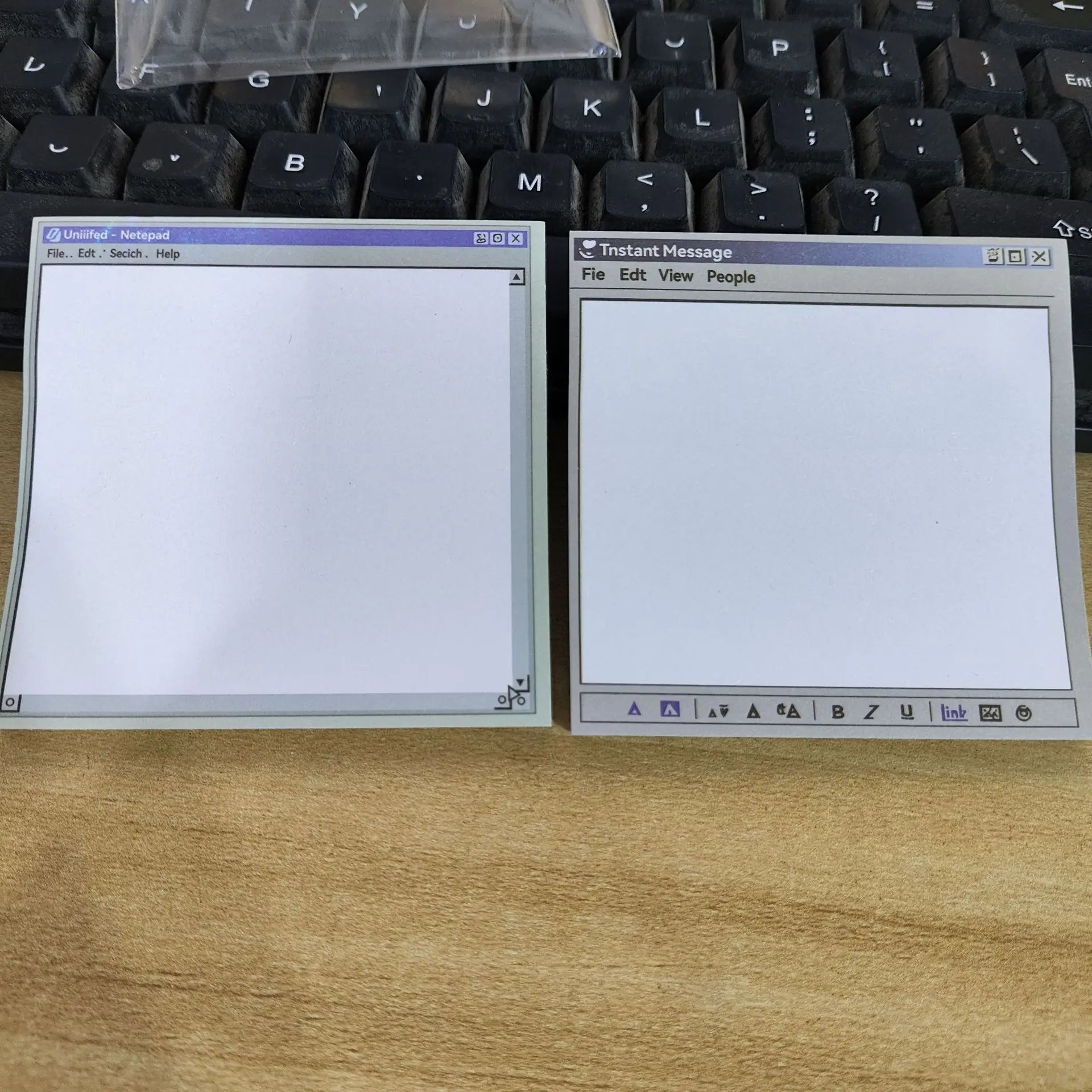 50 Sheets Computer Drawing Board Pattern Notepad Funny Stationery Self-Adhesive Kawaii Notepad Memo Pad Office School Supplies