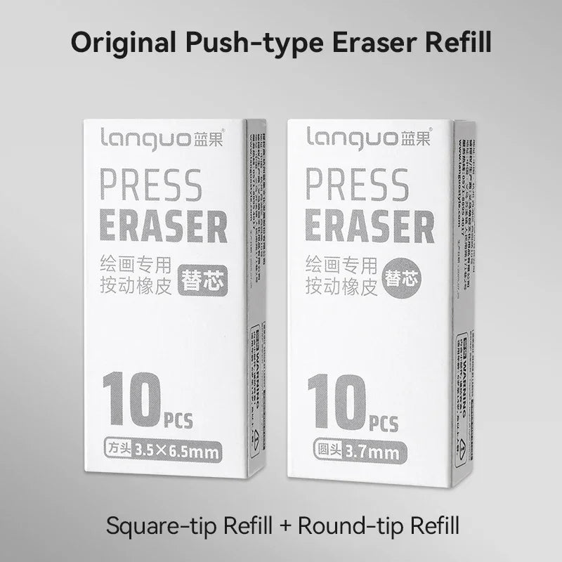 Buy The Best By Artsulli - Art is Long Life Short - Eraser Mechanical Rubber Refillable Pen Sketch Drawing Press Retractable Pencil