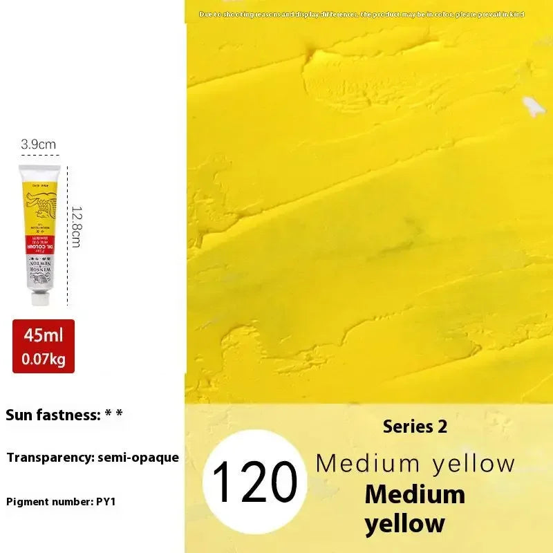 Buy The Best By Artsulli - Art is Long Life Short - Winsor&Newton 45ML Oil Paint,Colorful Professionals Artist Drawing Tools for Canvas