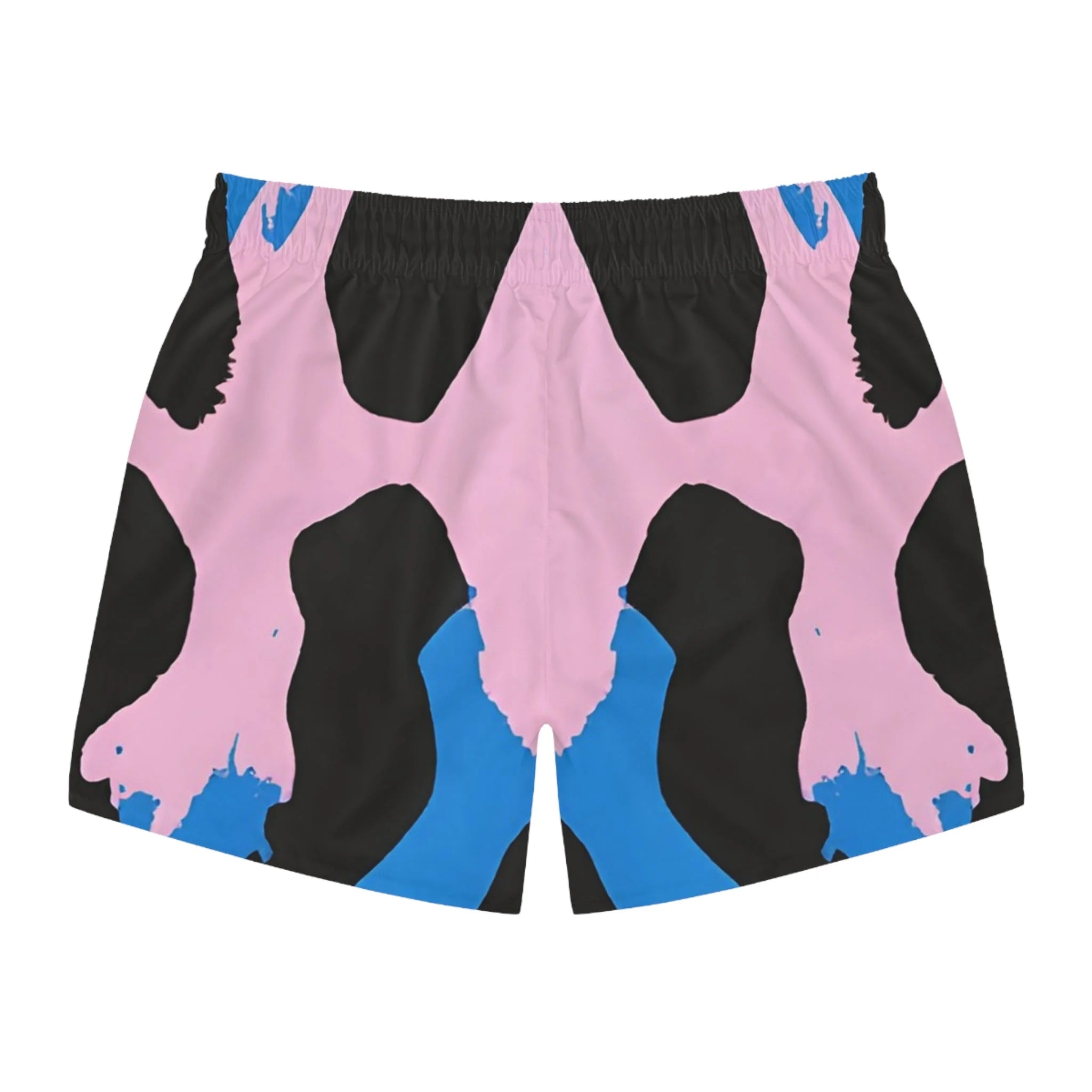 Abstract 90s Neon Swim Trunks, Artsulli - Art is Long, Life is Short, All Over Prints, , , , , , , 