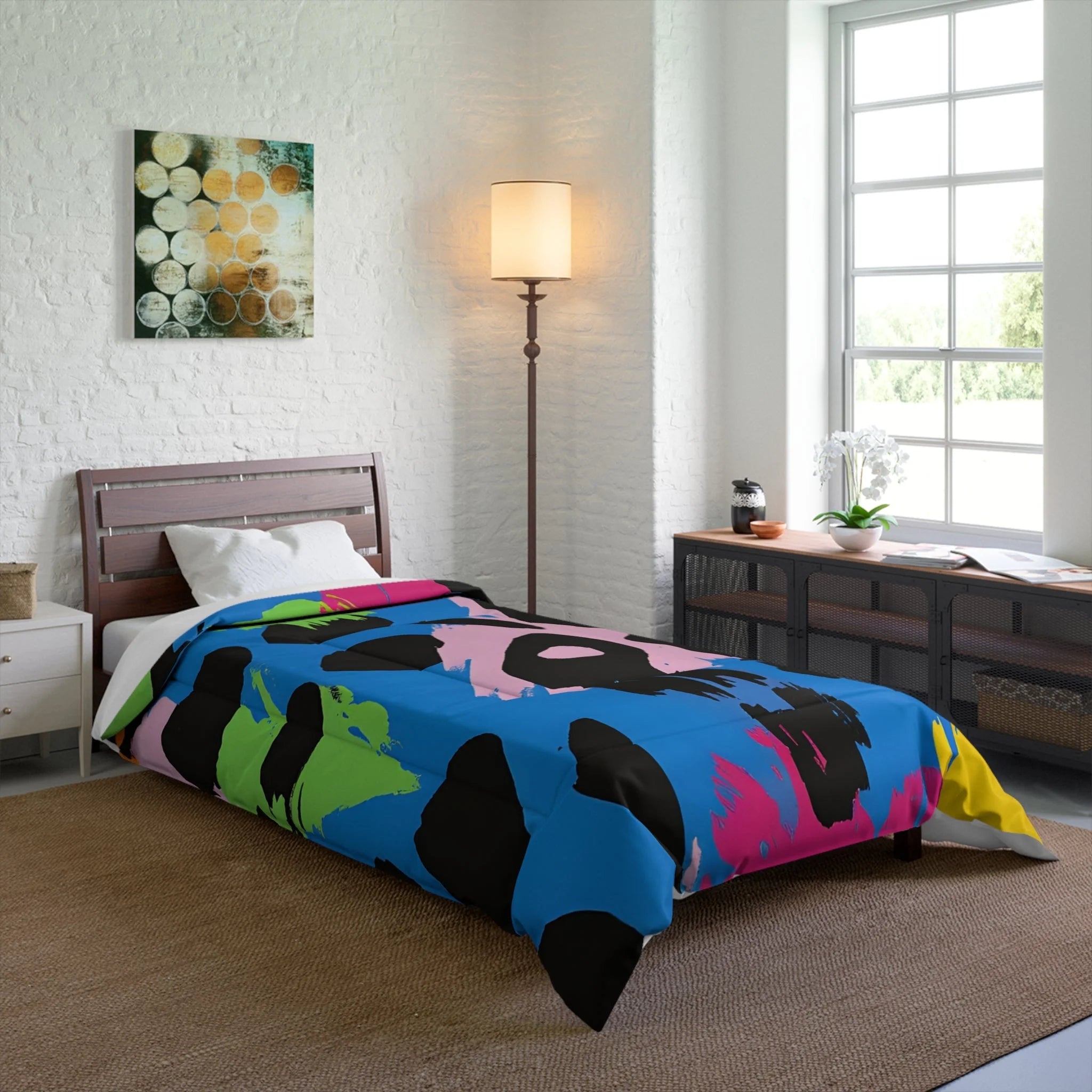 Abstract Animal Print Comfy Blanket for Relaxing Sleep, Artsulli - Art is Long, Life is Short, Home Decor, , , , , , , 