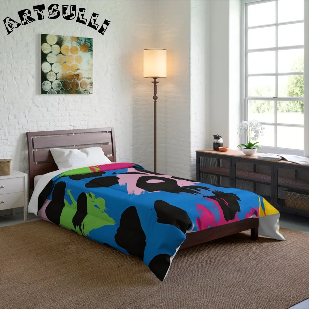 Abstract Animal Print Comfy Blanket for Relaxing Sleep, Artsulli - Art is Long, Life is Short, Home Decor, , , , , , , 