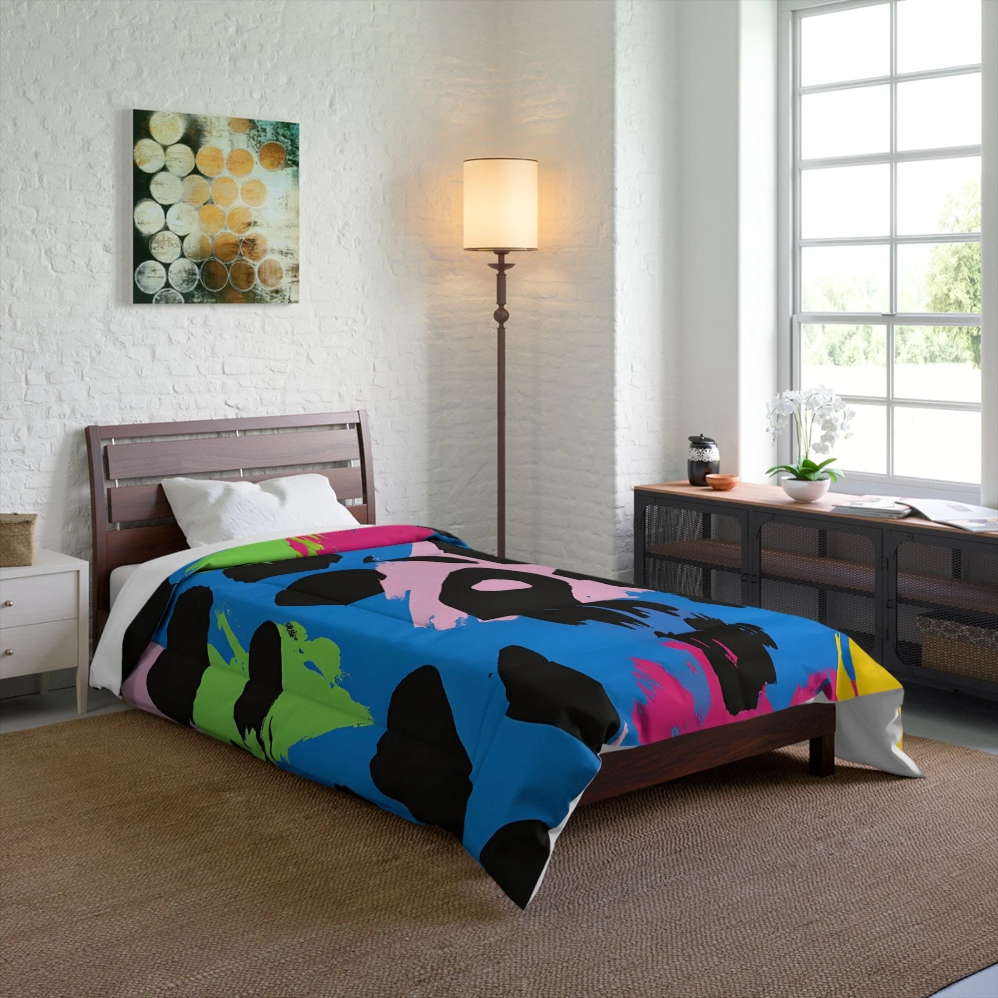 Abstract Animal Print Comfy Blanket for Relaxing Sleep, Artsulli - Art is Long, Life is Short, Home Decor, , , , , , , 