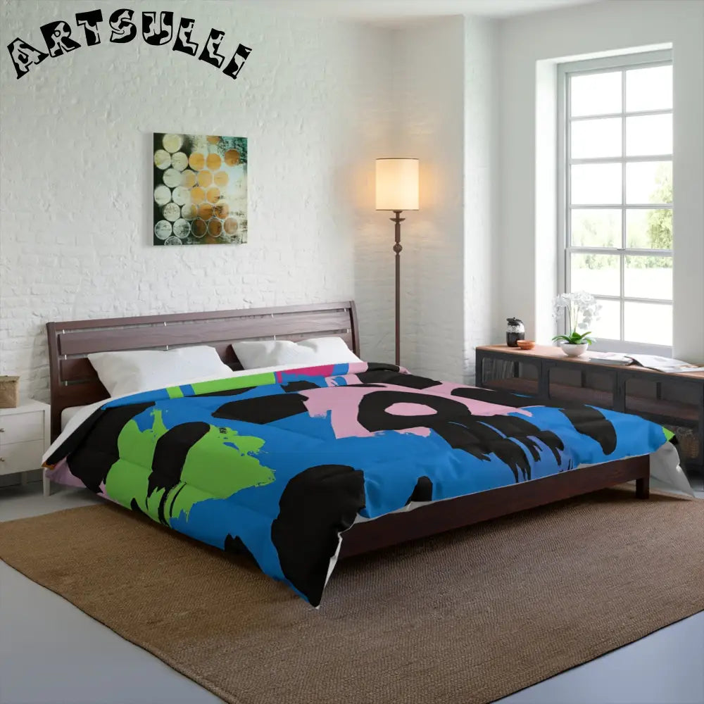 Abstract Animal Print Comfy Blanket for Relaxing Sleep, Artsulli - Art is Long, Life is Short, Home Decor, , , , , , , 