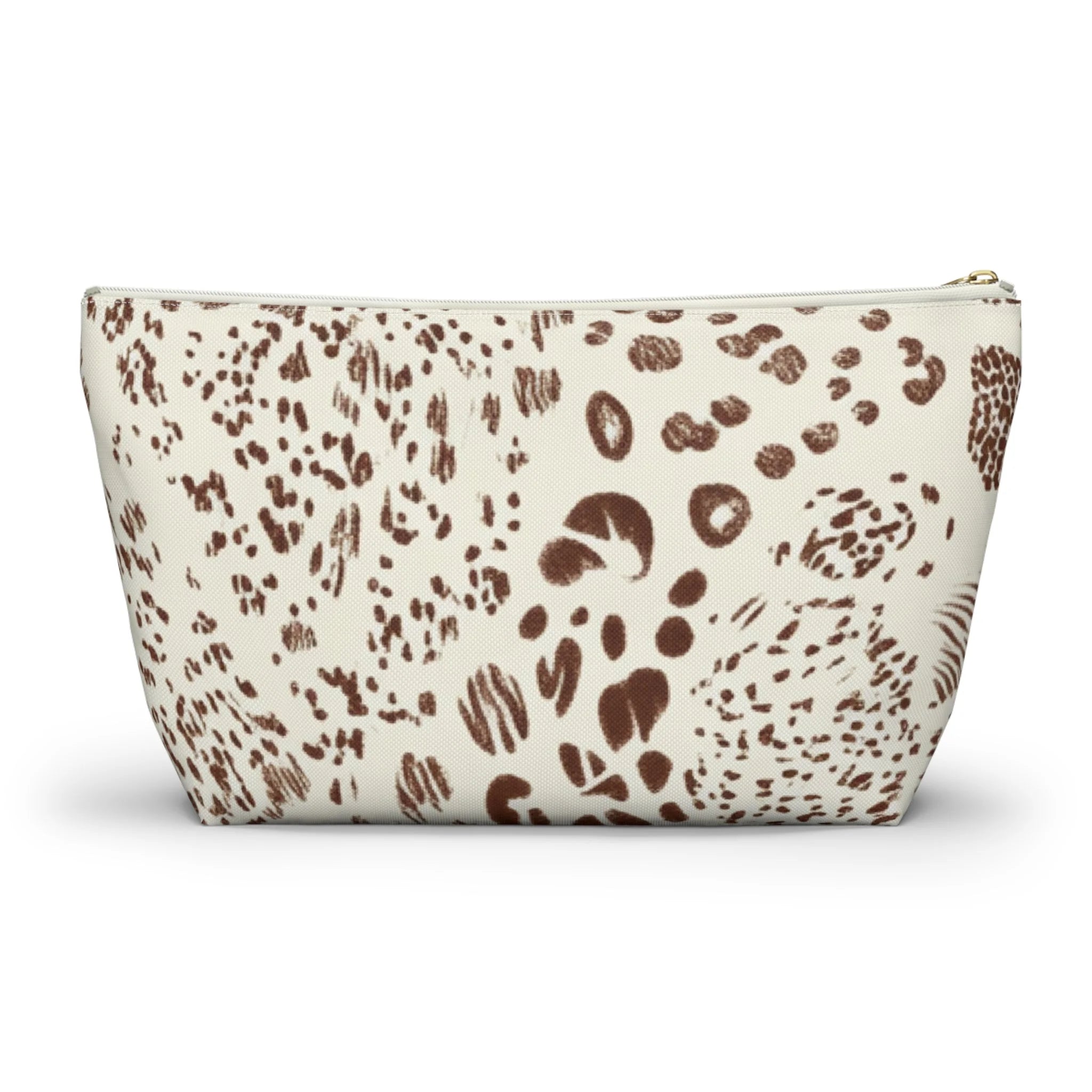 Abstract Animal Print Cosmetic Bag, Artsulli - Art is Long, Life is Short, Bags, , , , , , , 