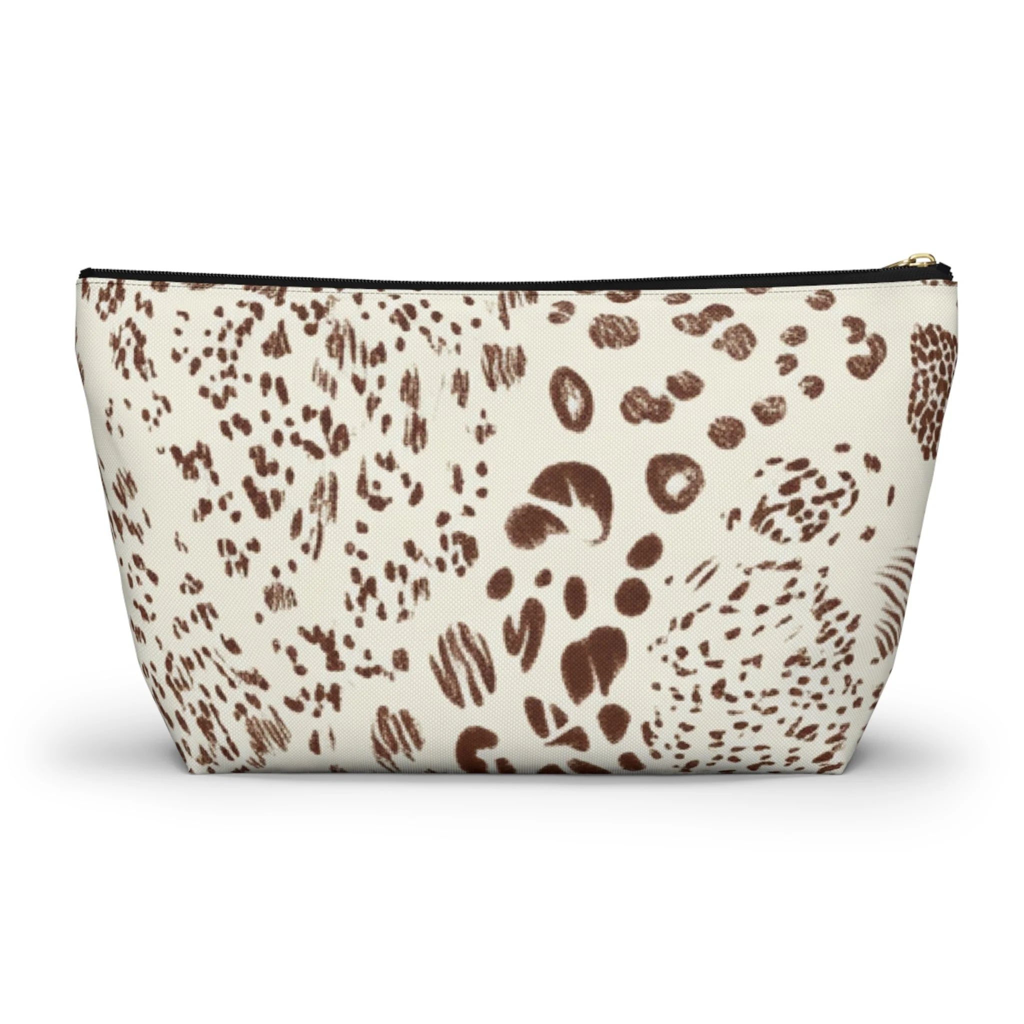 Abstract Animal Print Cosmetic Bag, Artsulli - Art is Long, Life is Short, Bags, , , , , , , 