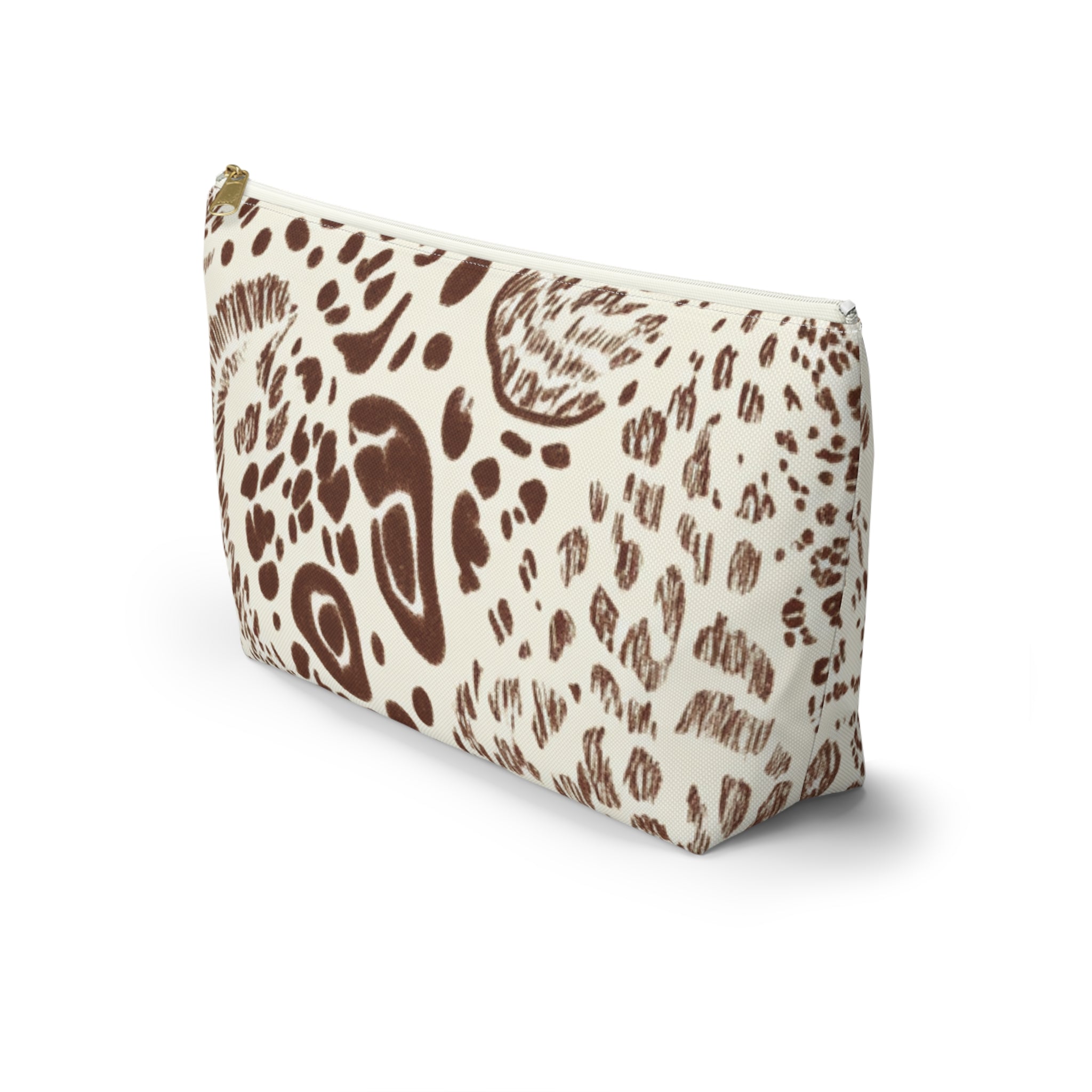 Abstract Animal Print Cosmetic Bag, Artsulli - Art is Long, Life is Short, Bags, , , , , , , 