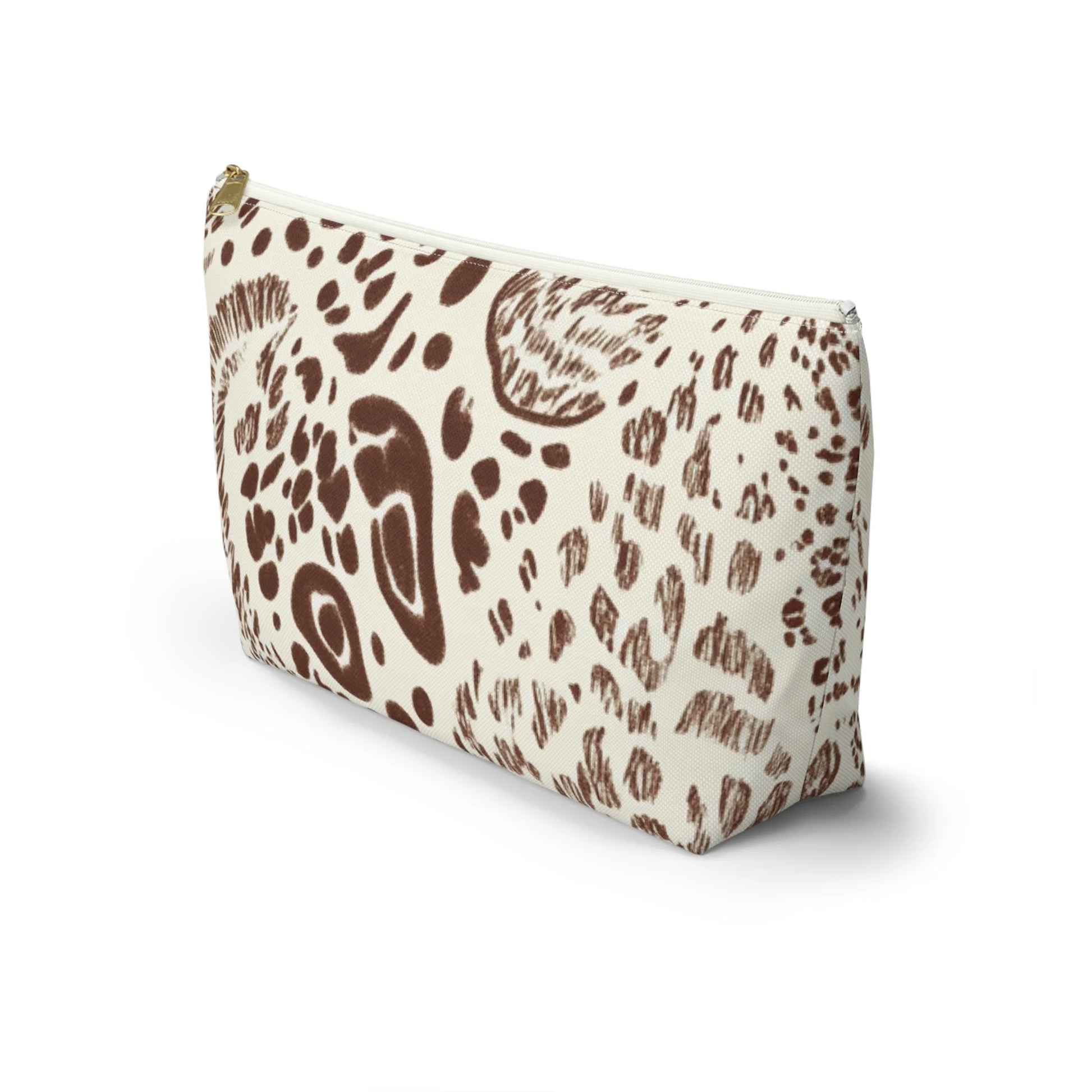 Abstract Animal Print Cosmetic Bag, Artsulli - Art is Long, Life is Short, Bags, , , , , , , 