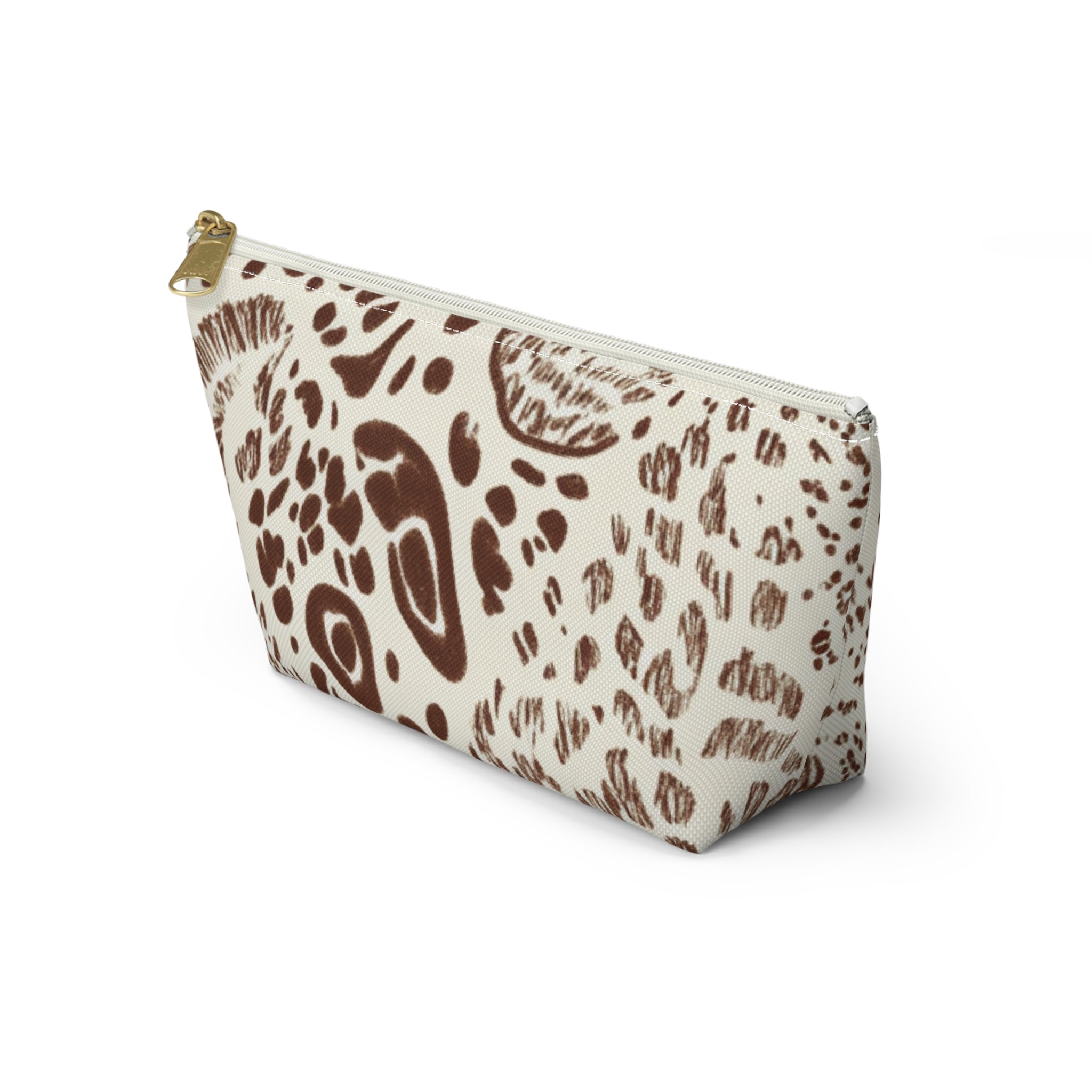 Abstract Animal Print Cosmetic Bag, Artsulli - Art is Long, Life is Short, Bags, , , , , , , 