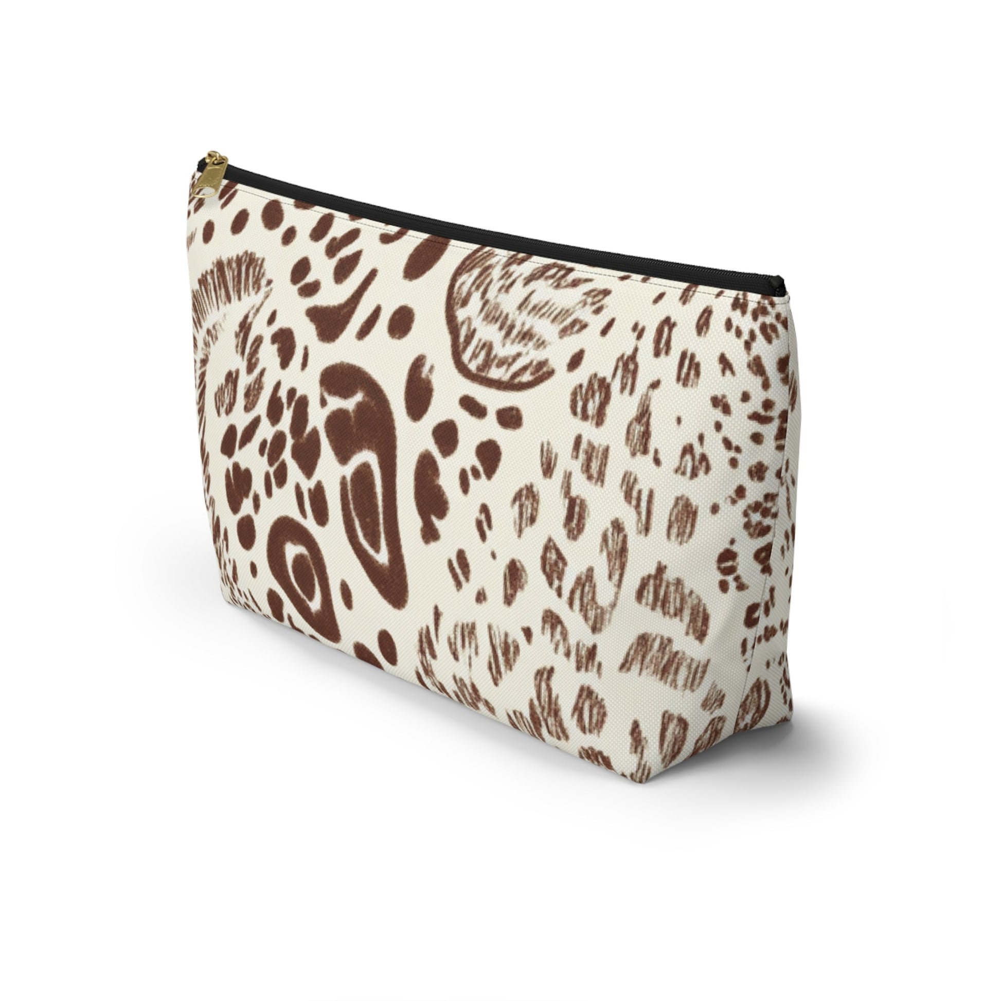 Abstract Animal Print Cosmetic Bag, Artsulli - Art is Long, Life is Short, Bags, , , , , , , 