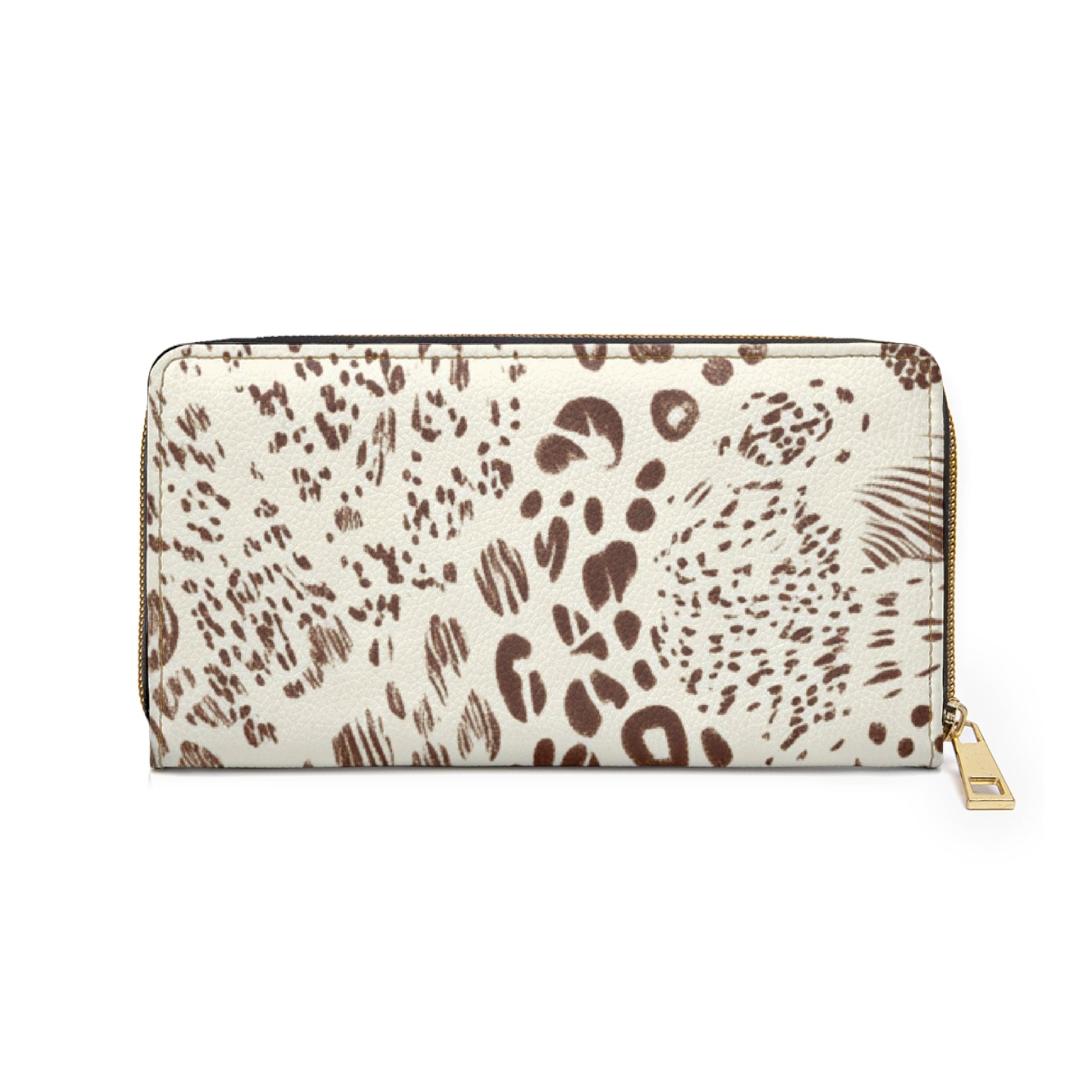Abstract Animal Print Faux Leather Wallet, Artsulli - Art is Long, Life is Short, Accessories, , , , , , , 