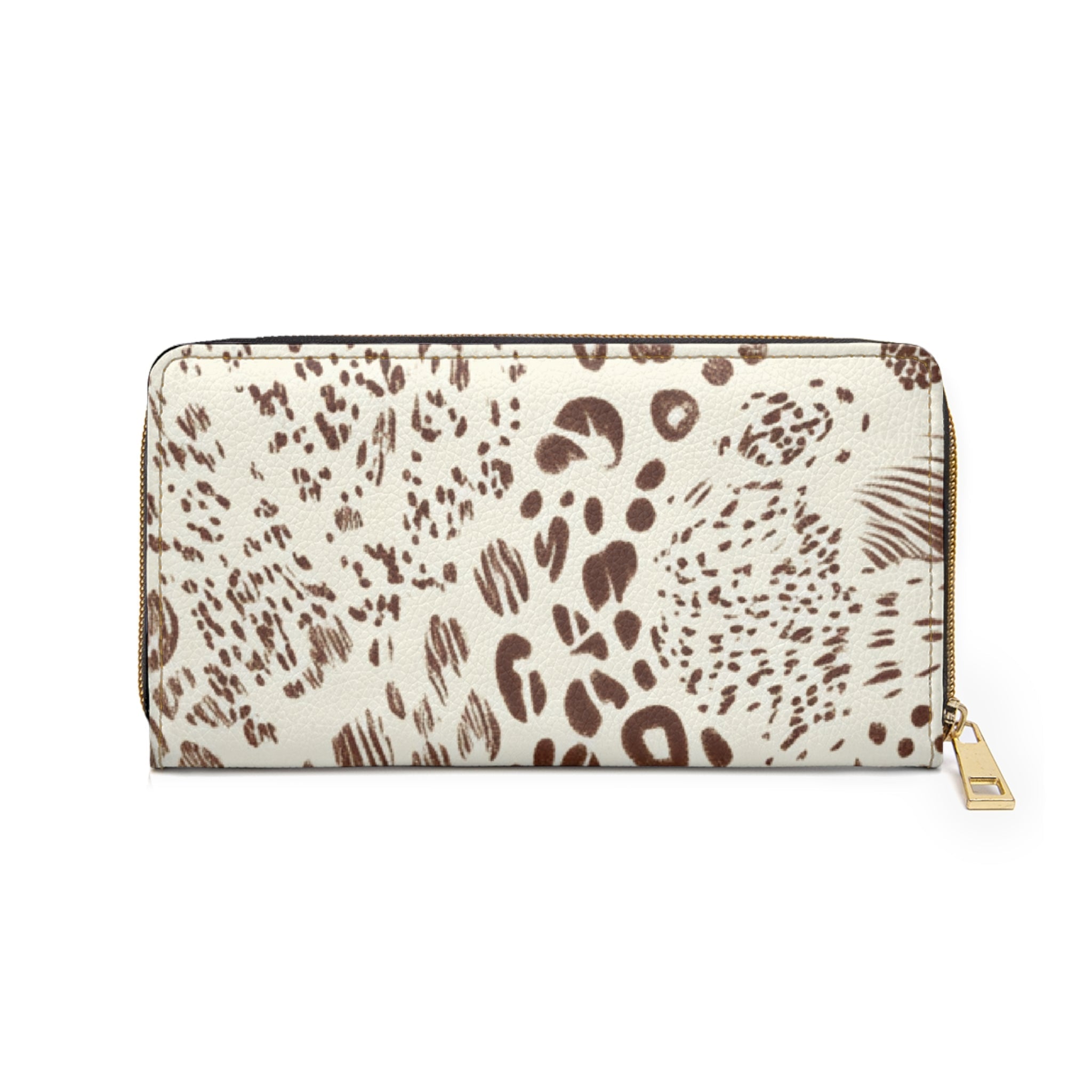 Abstract Animal Print Faux Leather Wallet, Artsulli - Art is Long, Life is Short, Accessories, , , , , , , 