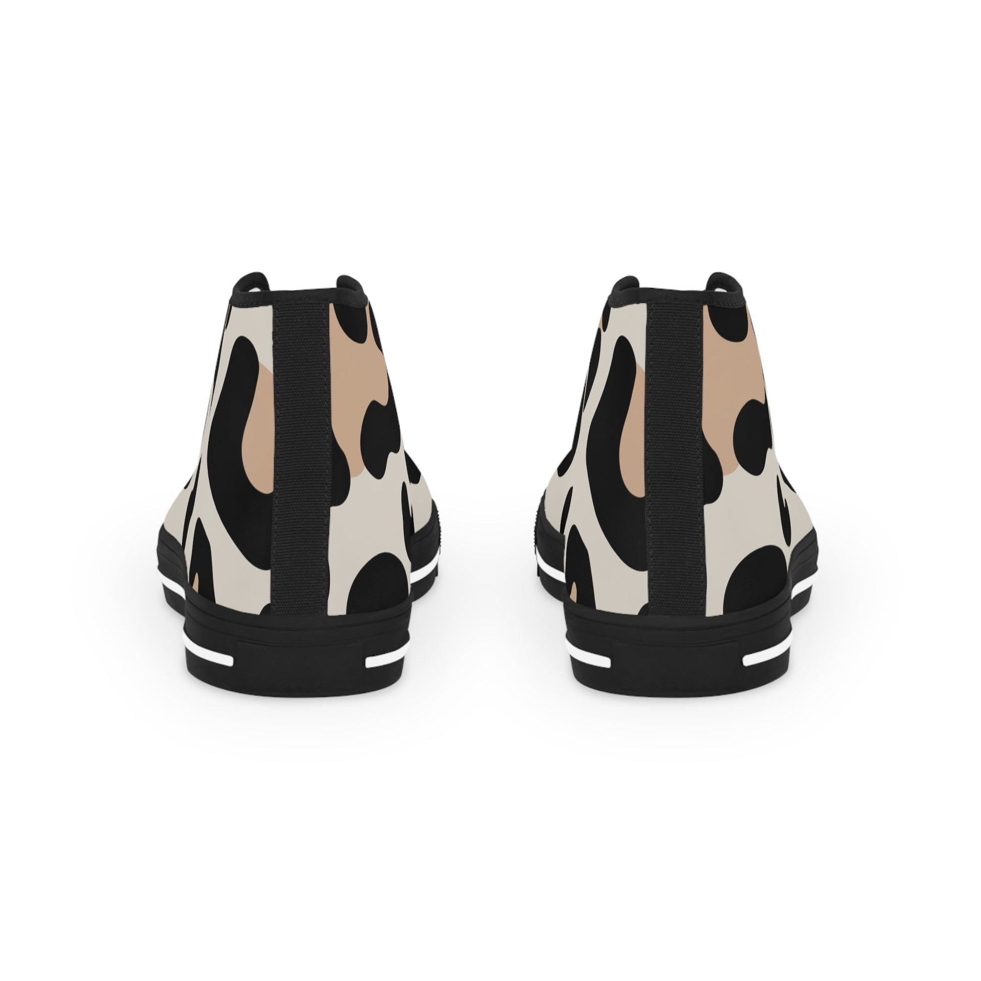 Abstract Animal Print High Top Sneakers, Artsulli - Art is Long, Life is Short, Shoes, , , , , , , 
