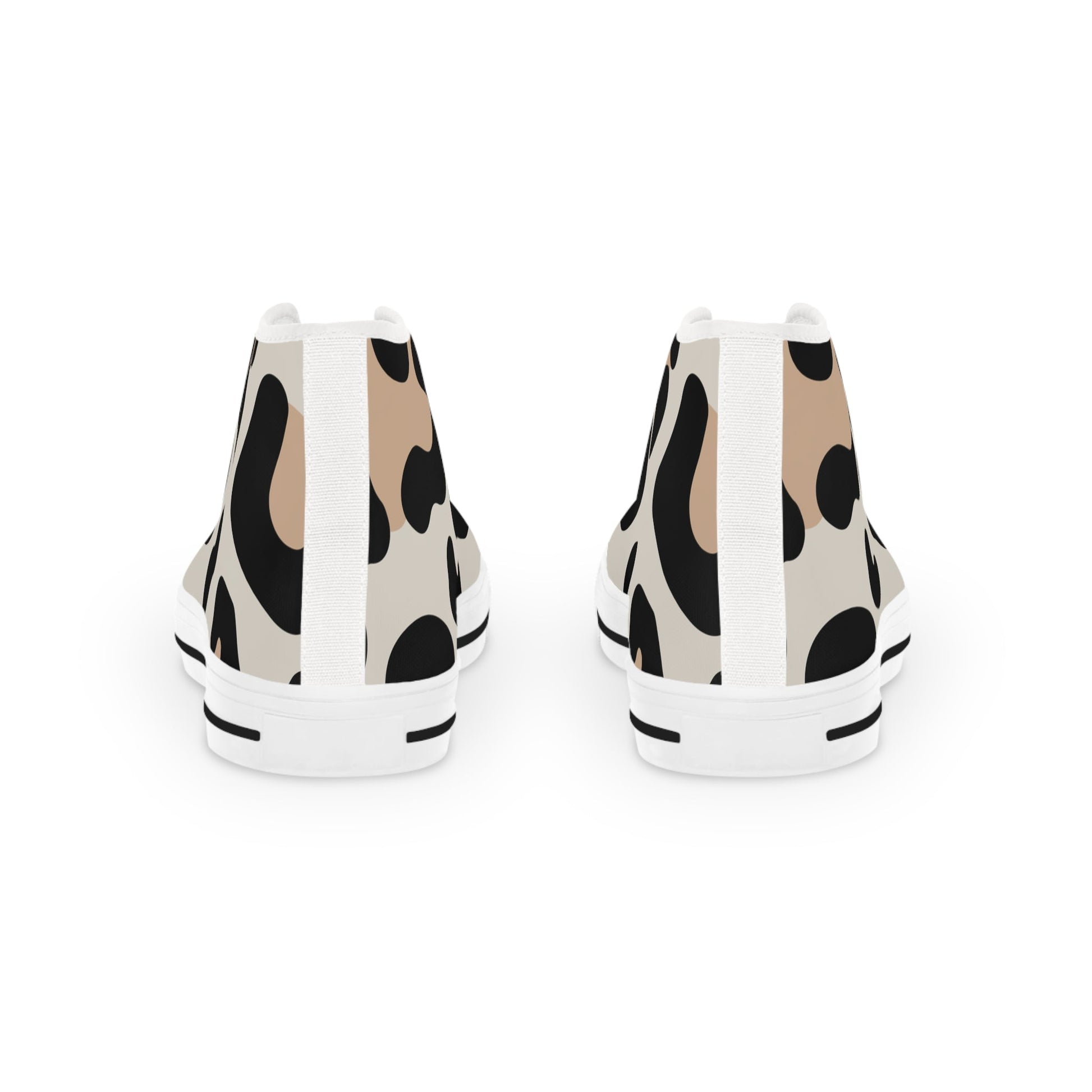 Abstract Animal Print High Top Sneakers, Artsulli - Art is Long, Life is Short, Shoes, , , , , , , 