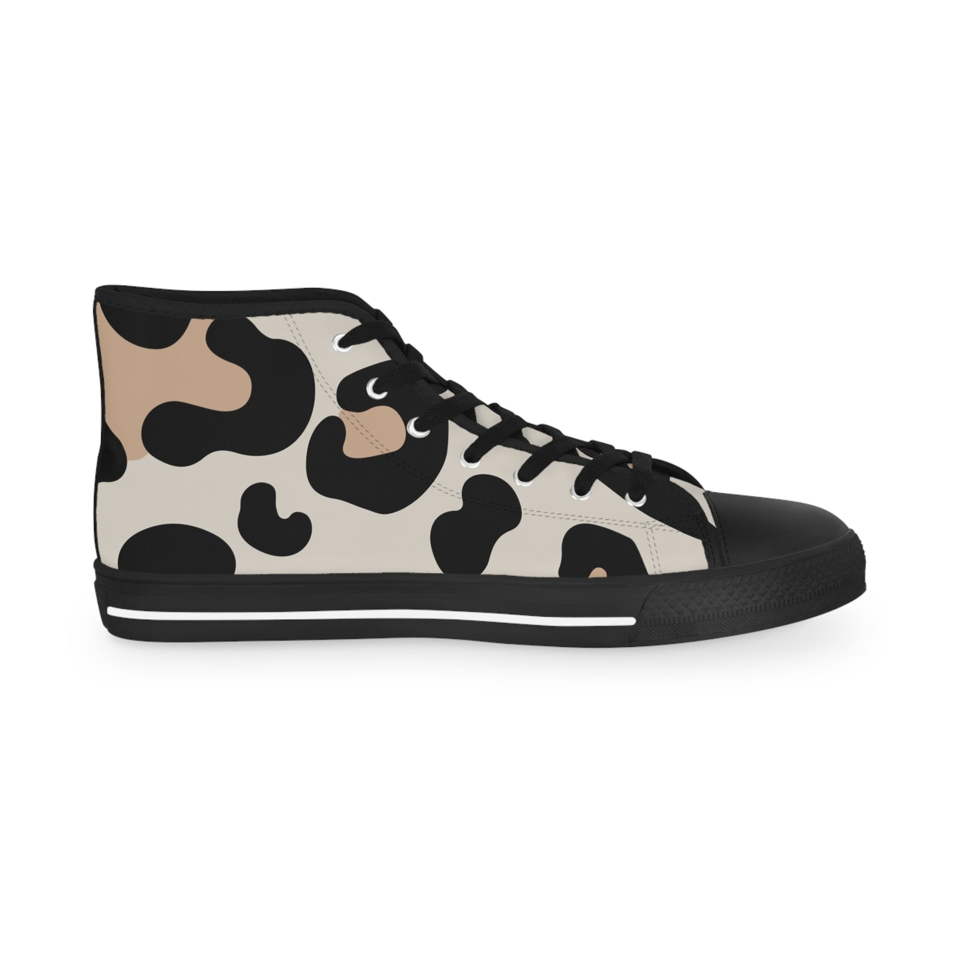 Abstract Animal Print High Top Sneakers, Artsulli - Art is Long, Life is Short, Shoes, , , , , , , 