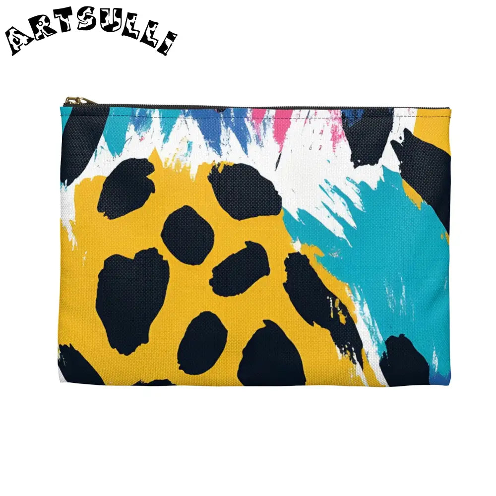 JAKKOUTTHEBXX Abstract Animal Print x Paint Flat Pouch 2025