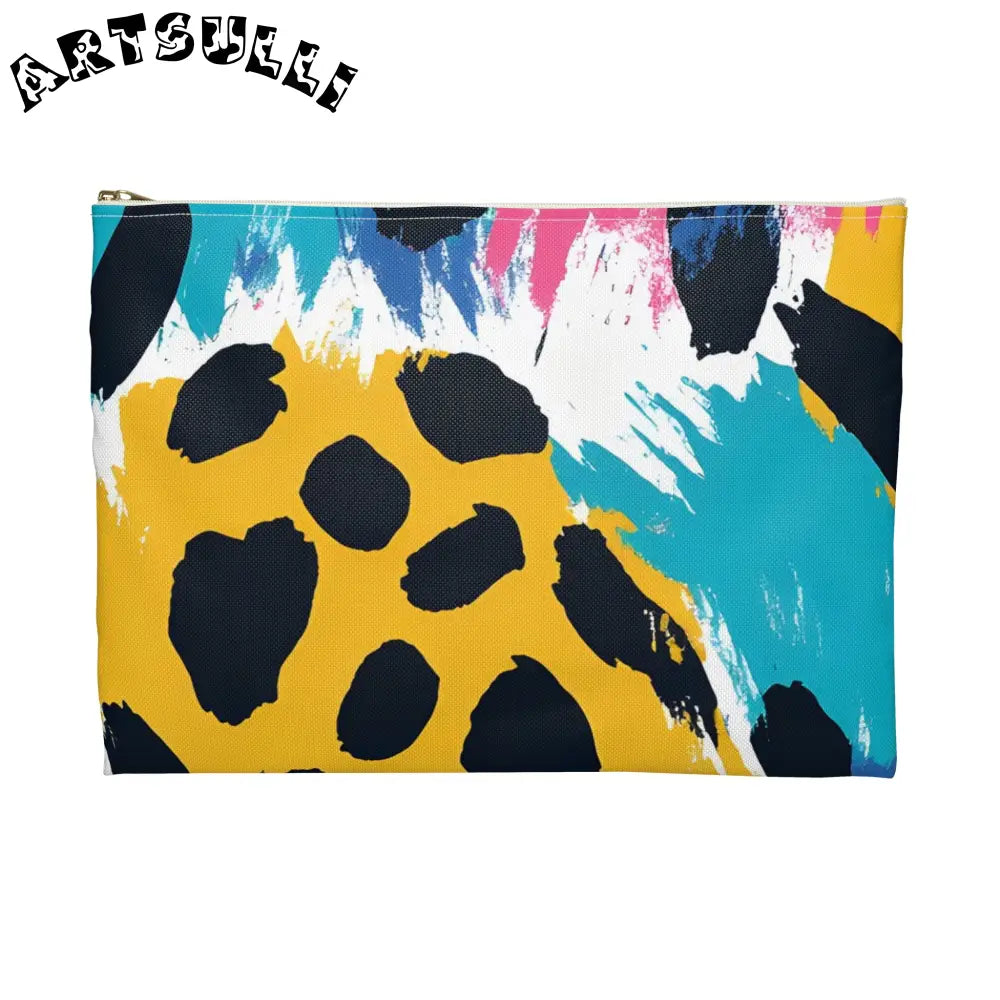 JAKKOUTTHEBXX Abstract Animal Print x Paint Flat Pouch 2025