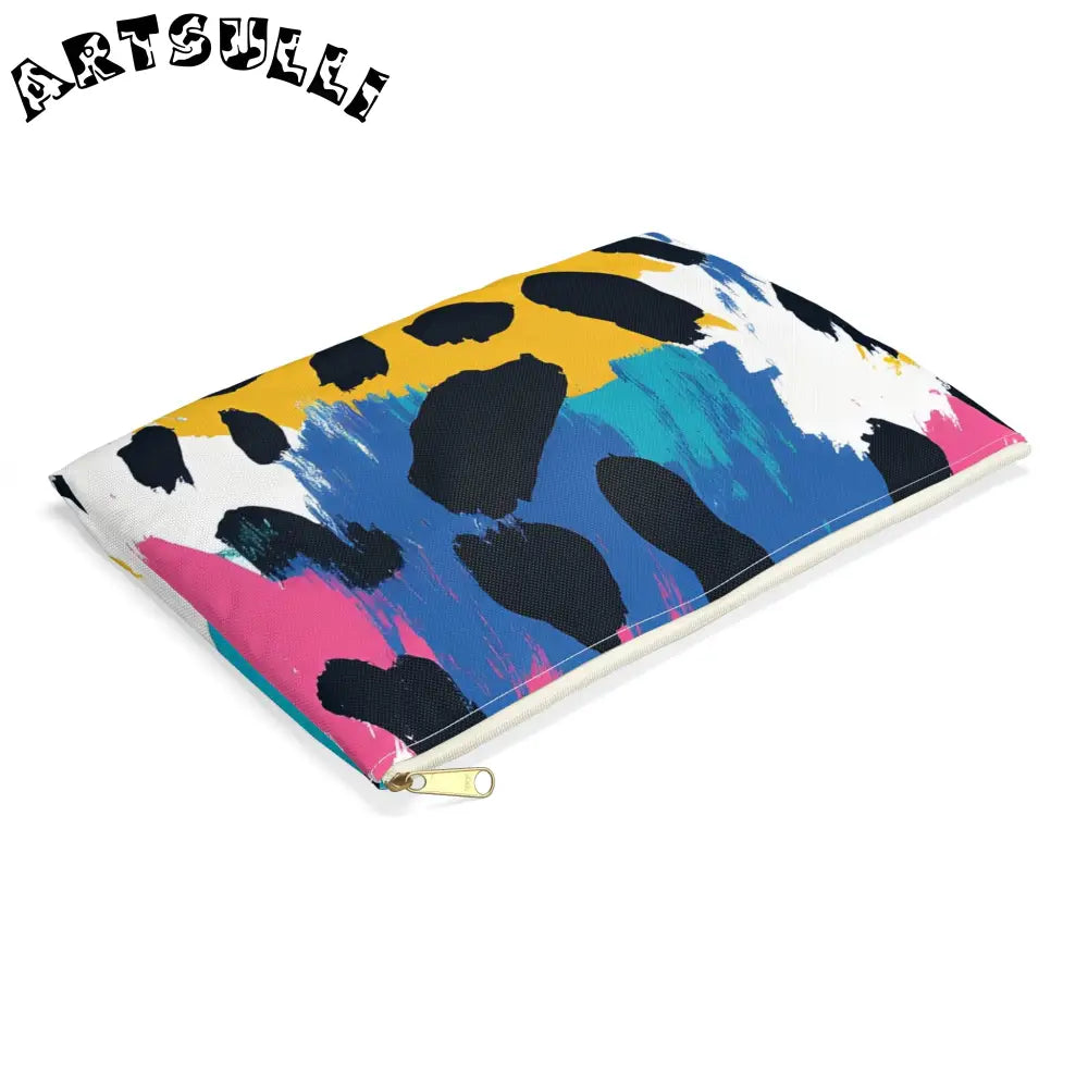 JAKKOUTTHEBXX Abstract Animal Print x Paint Flat Pouch 2025