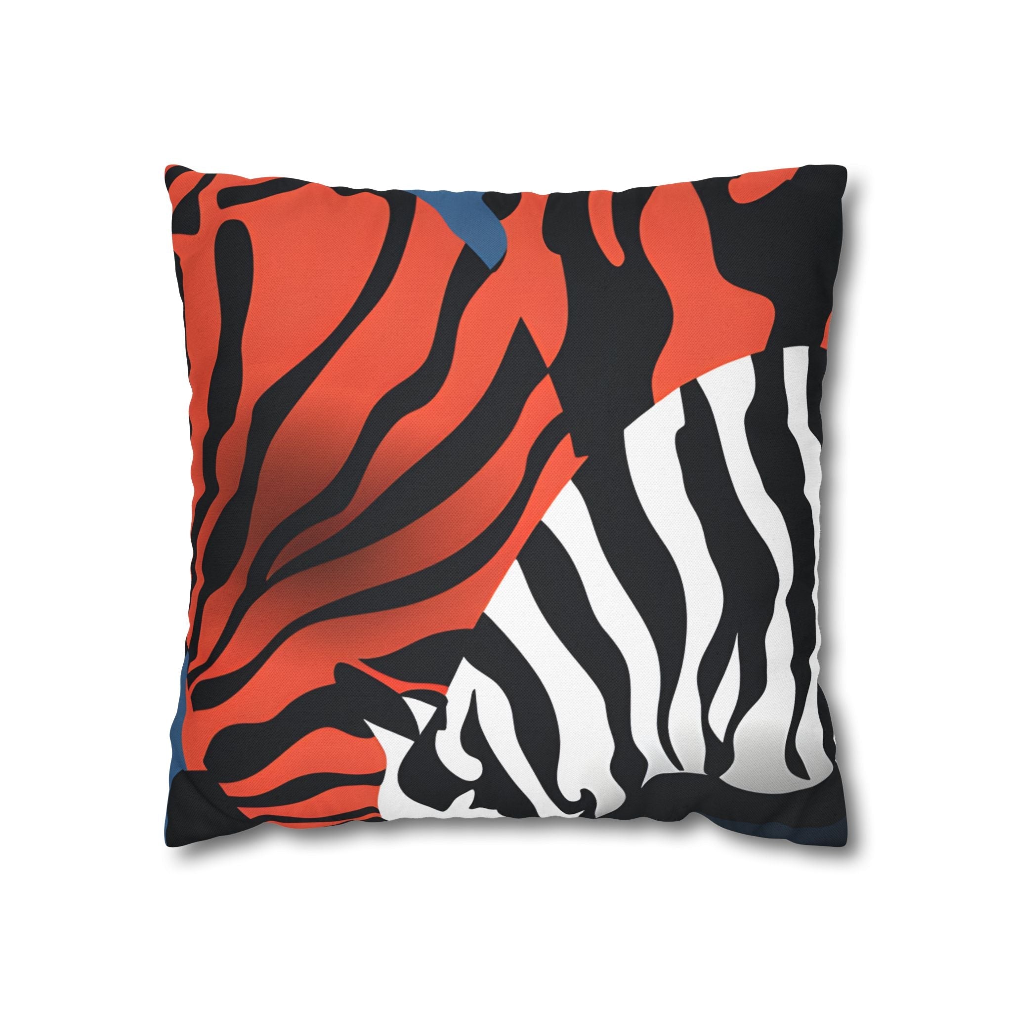Abstract Animal Stripe Throw Pillow, Artsulli - Art is Long, Life is Short, Home Decor, Size, 16" × 16", , , , , 55722409212070908528