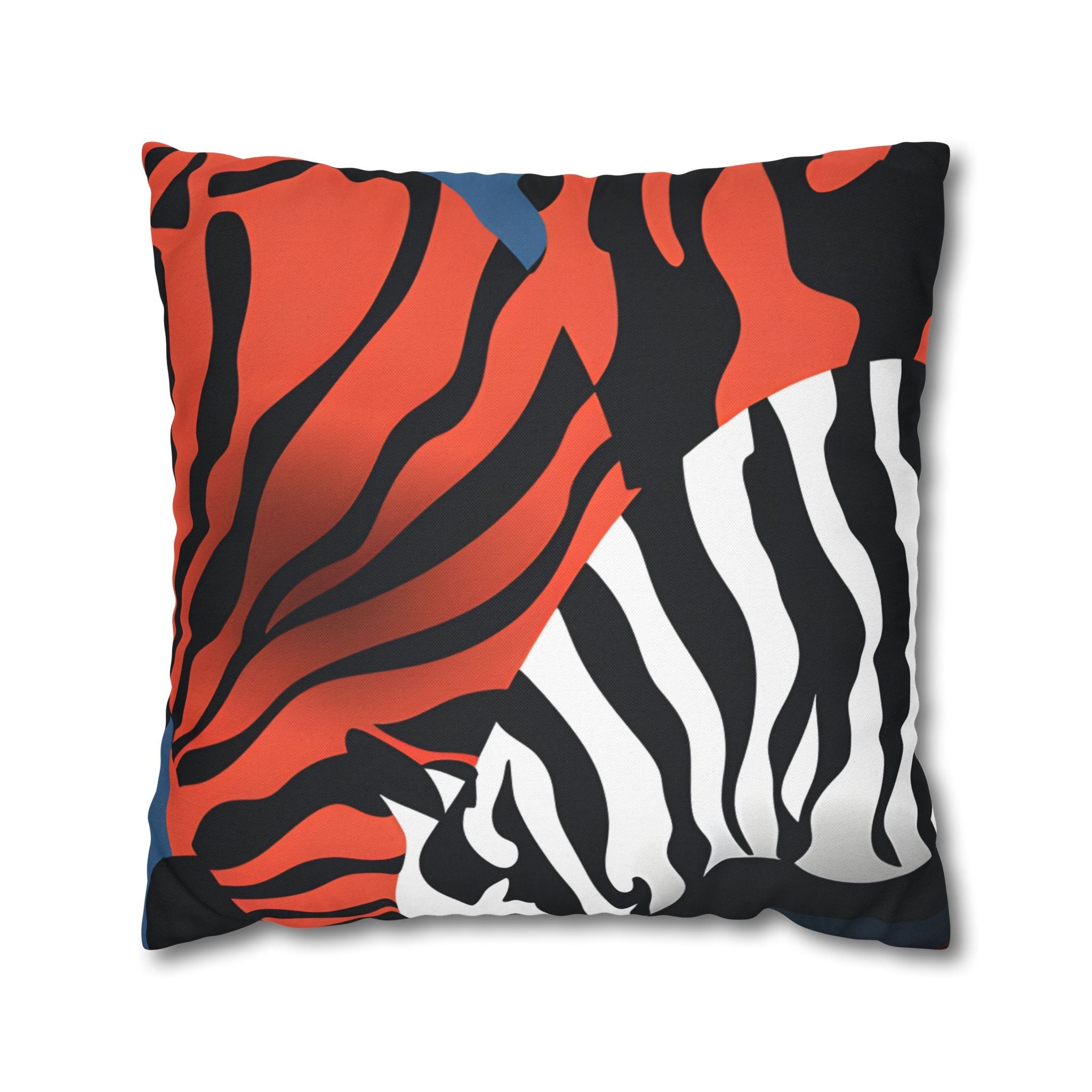 Abstract Animal Stripe Throw Pillow, Artsulli - Art is Long, Life is Short, Home Decor, Size, 20" × 20", , , , , 30207545785266686436