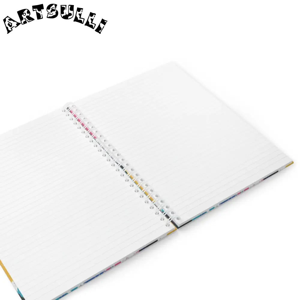 JAKKOUTTHEBXX Abstract Animal Wide-Ruled Spiral Notebook 2025