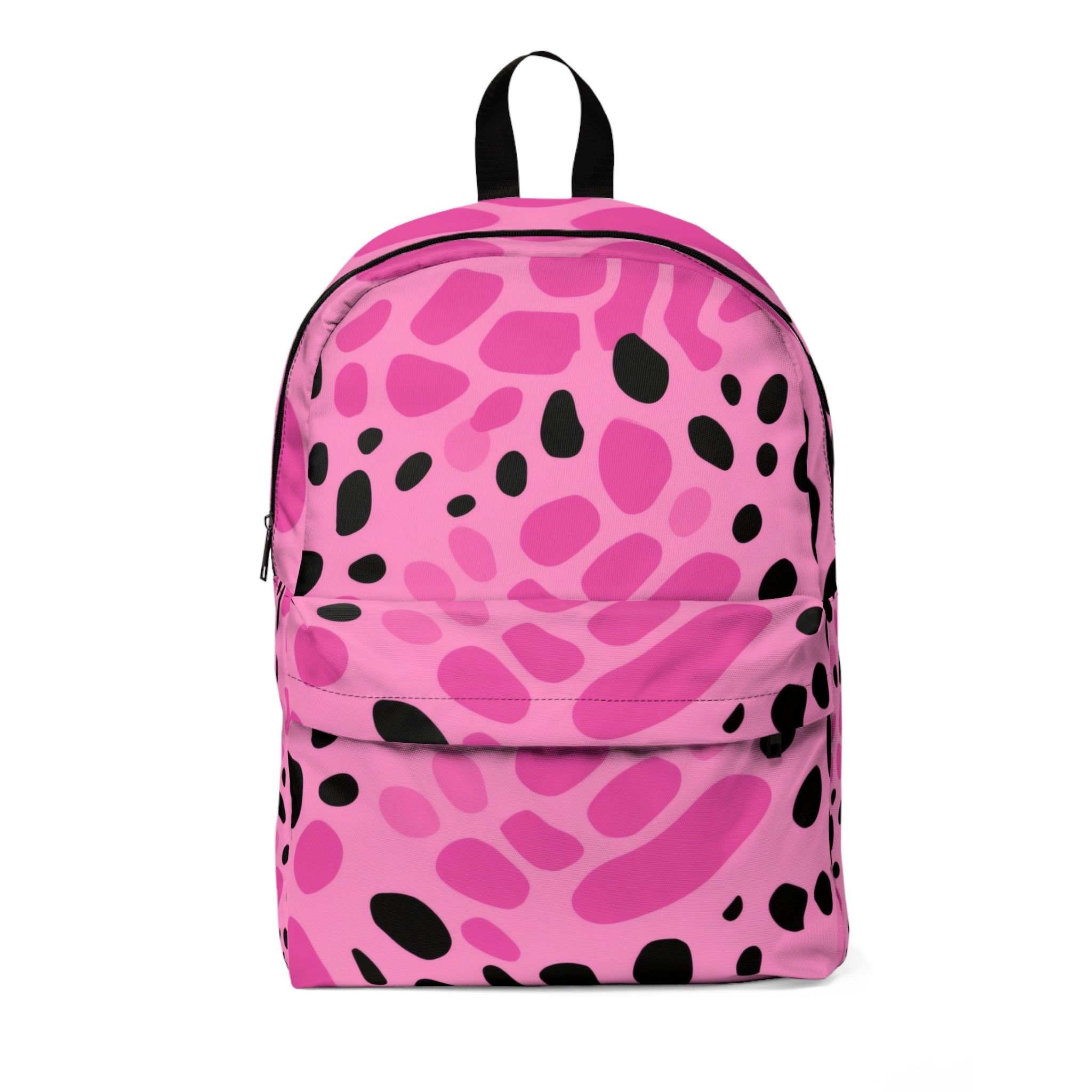 Abstract Art Printed Pink Backpack, Artsulli - Art is Long, Life is Short, Bags, Size, One size, , , , , 53926498445348193972