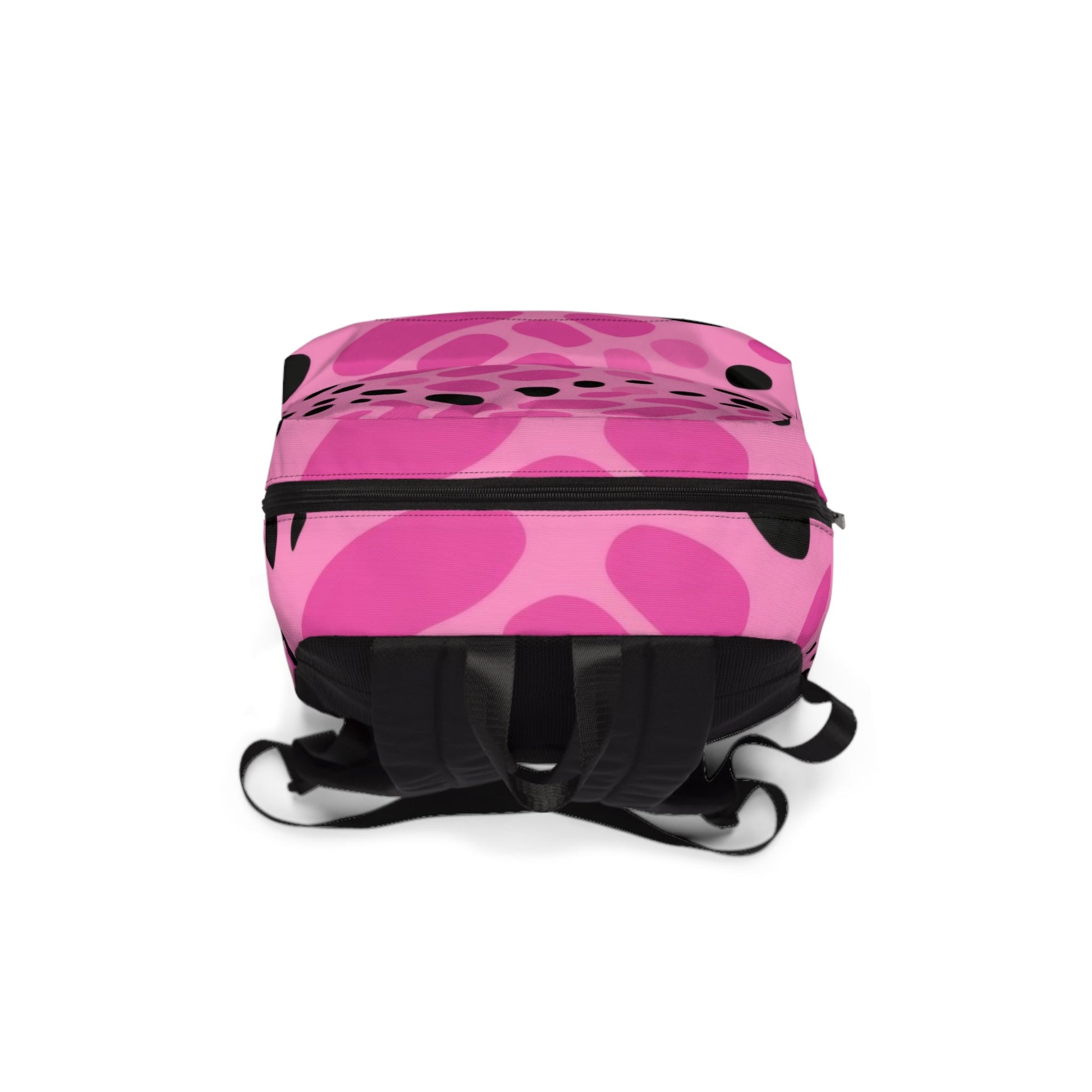 Abstract Art Printed Pink Backpack, Artsulli - Art is Long, Life is Short, Bags, , , , , , , 