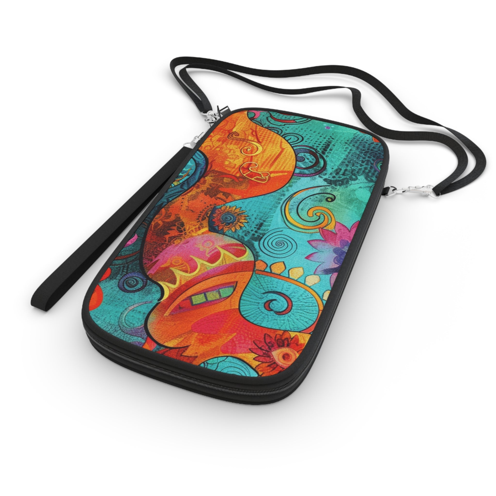 Abstract Art Travel Wallet, Artsulli - Art is Long, Life is Short, Bags, , , , , , , 