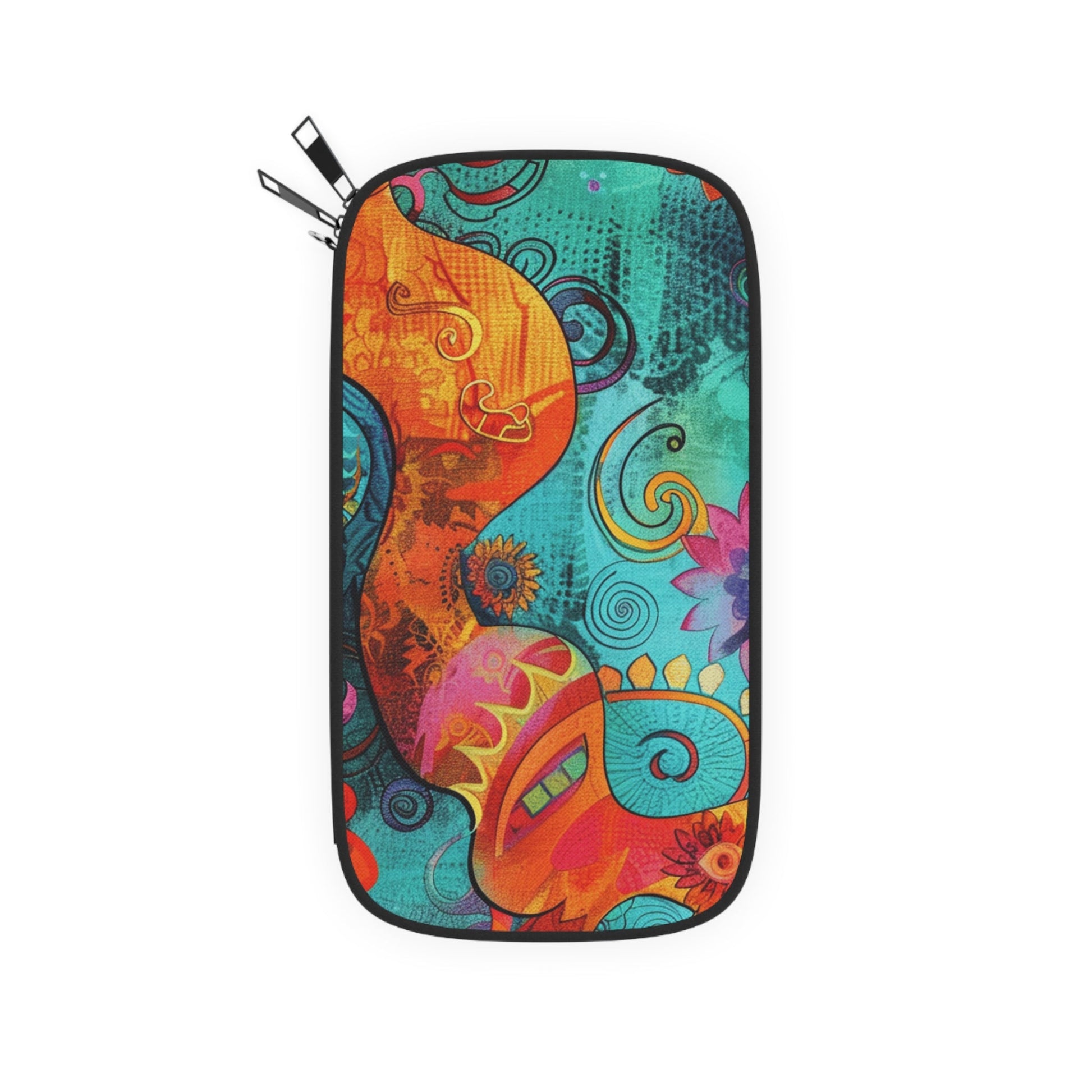 Abstract Art Travel Wallet, Artsulli - Art is Long, Life is Short, Bags, , , , , , , 