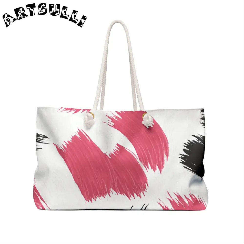 Abstract Brushstroke Weekender Tote, Artsulli - Art is Long, Life is Short, Bags, , , , , , , 