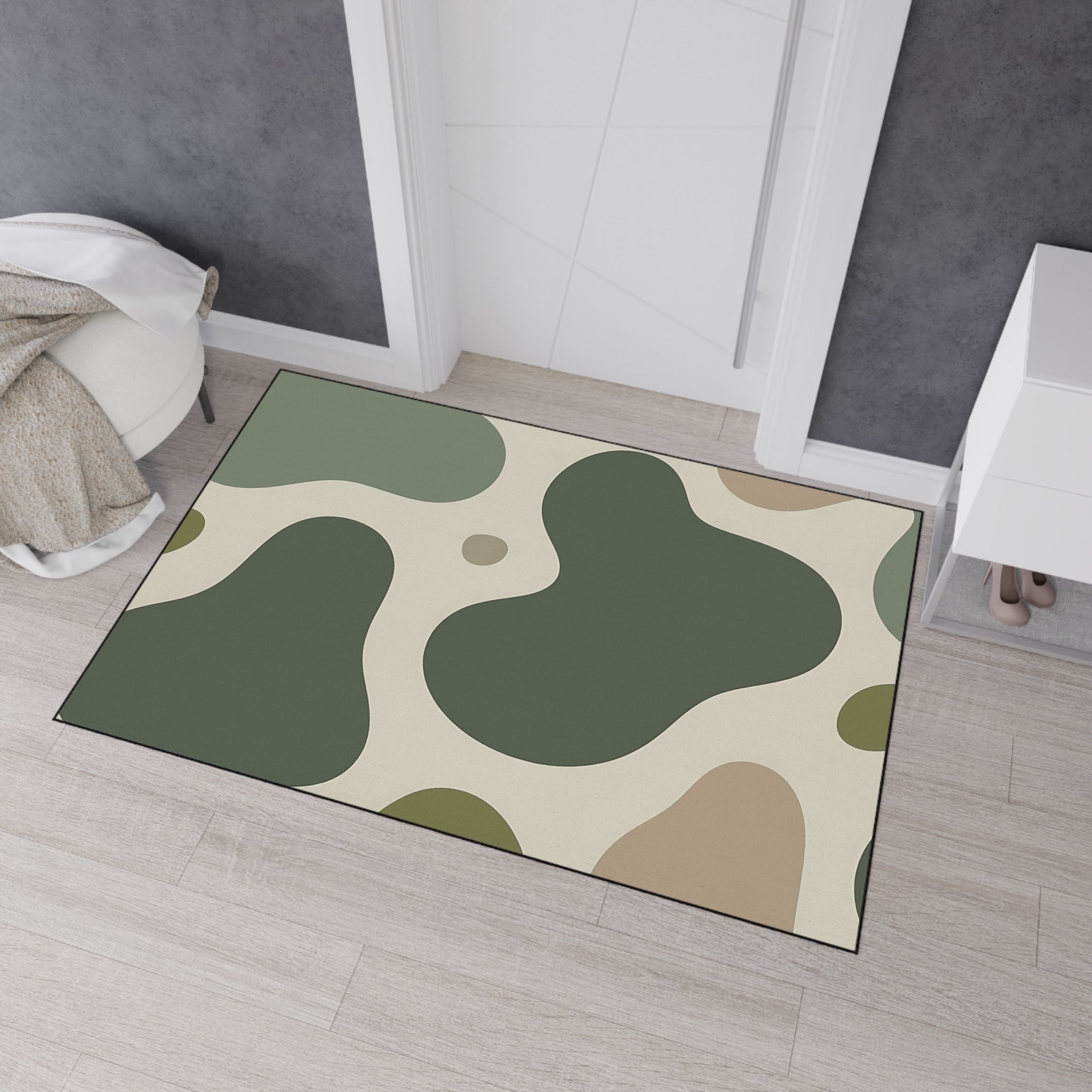 Printify Abstract Camouflage Area Rug 2025