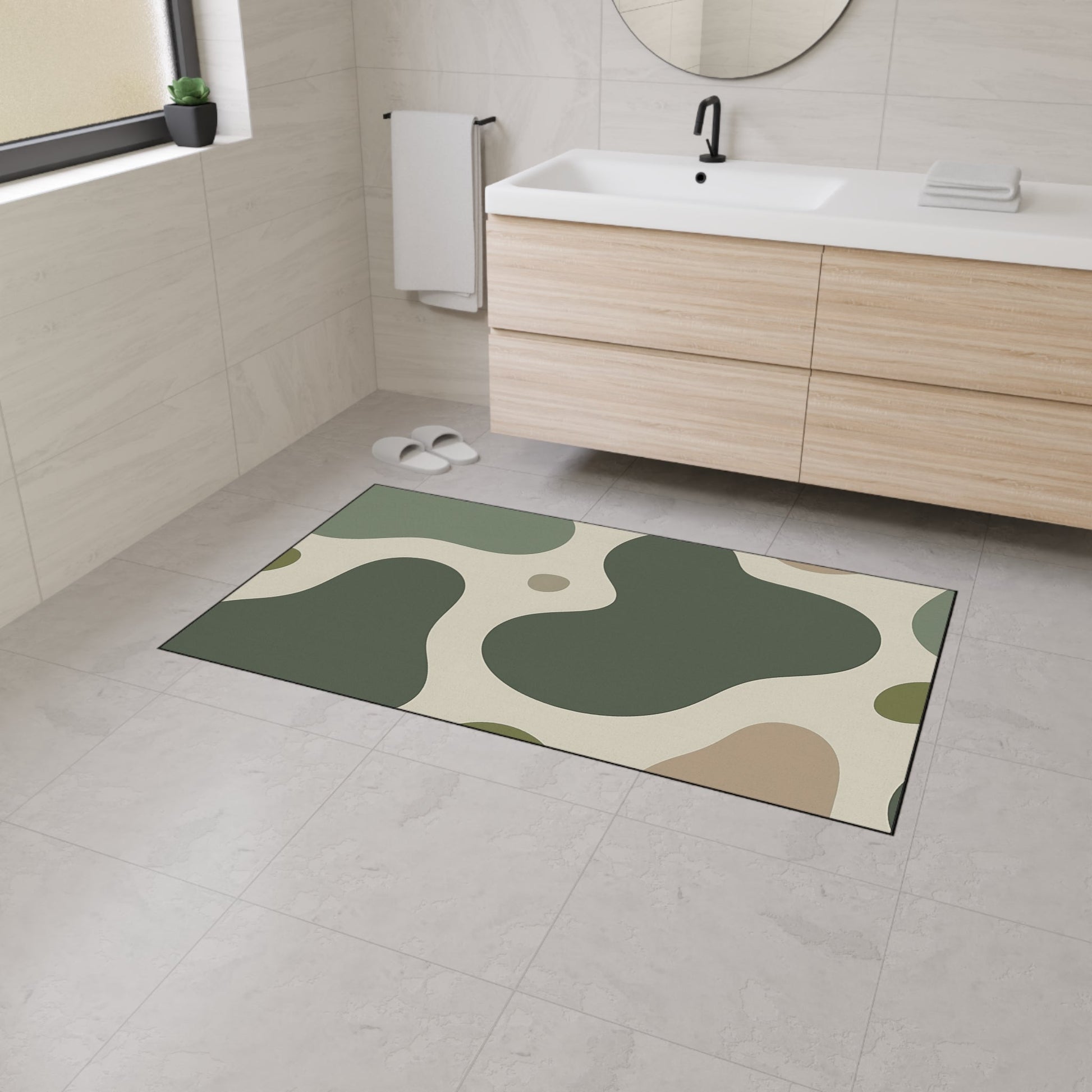 Printify Abstract Camouflage Area Rug 2025