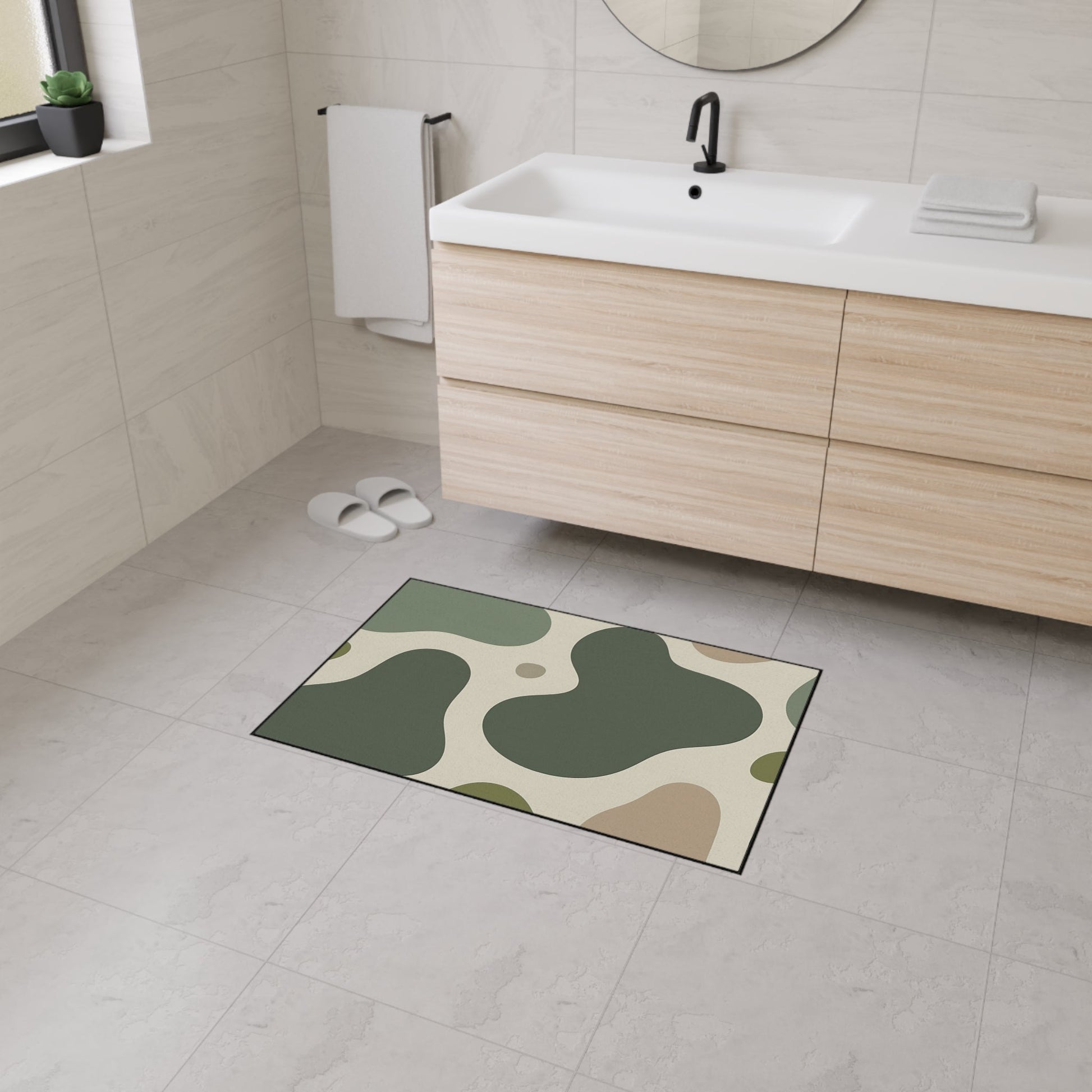 Printify Abstract Camouflage Area Rug 2025