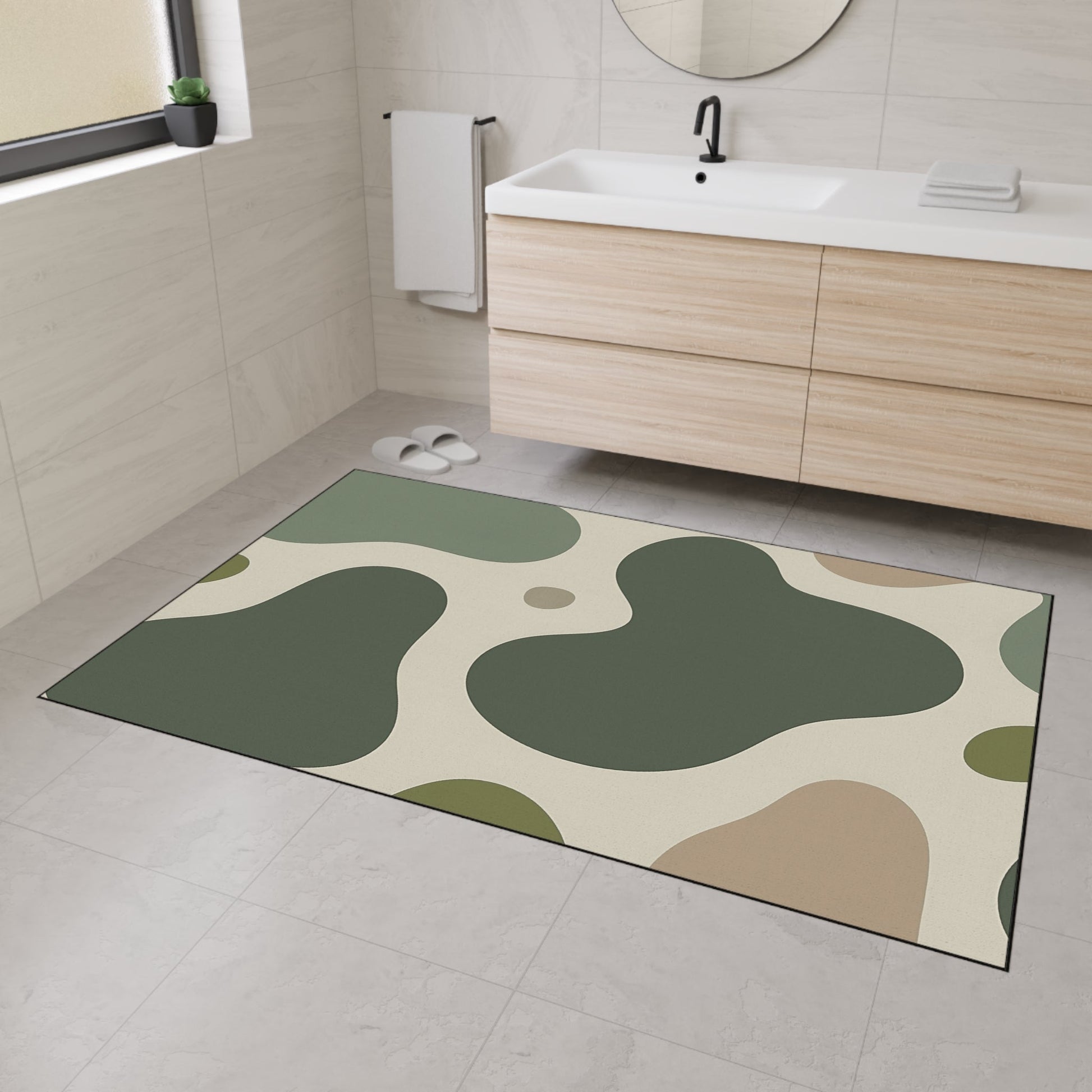 Printify Abstract Camouflage Area Rug 2025