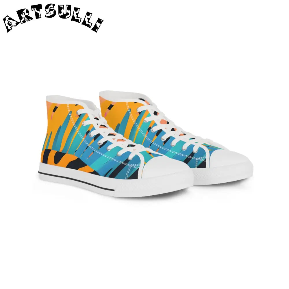 JAKKOUTTHEBXX Abstract Canvas High Tops with Hi-Poly Deodorant Memory 2025