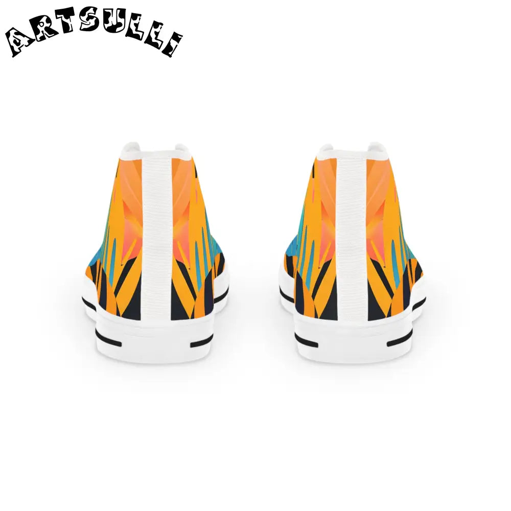 JAKKOUTTHEBXX Abstract Canvas High Tops with Hi-Poly Deodorant Memory 2025