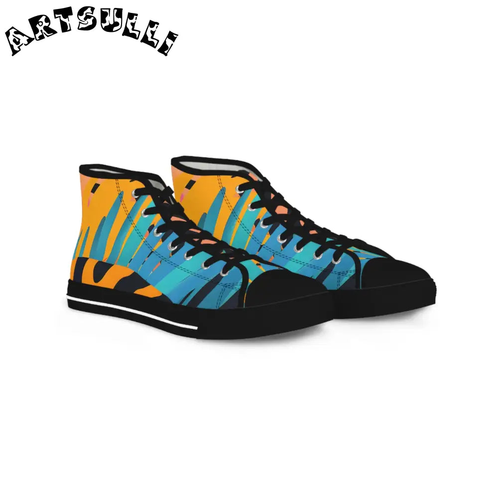 JAKKOUTTHEBXX Abstract Canvas High Tops with Hi-Poly Deodorant Memory 2025