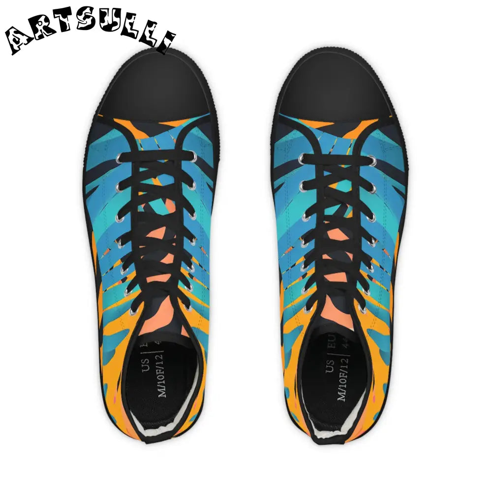 JAKKOUTTHEBXX Abstract Canvas High Tops with Hi-Poly Deodorant Memory 2025