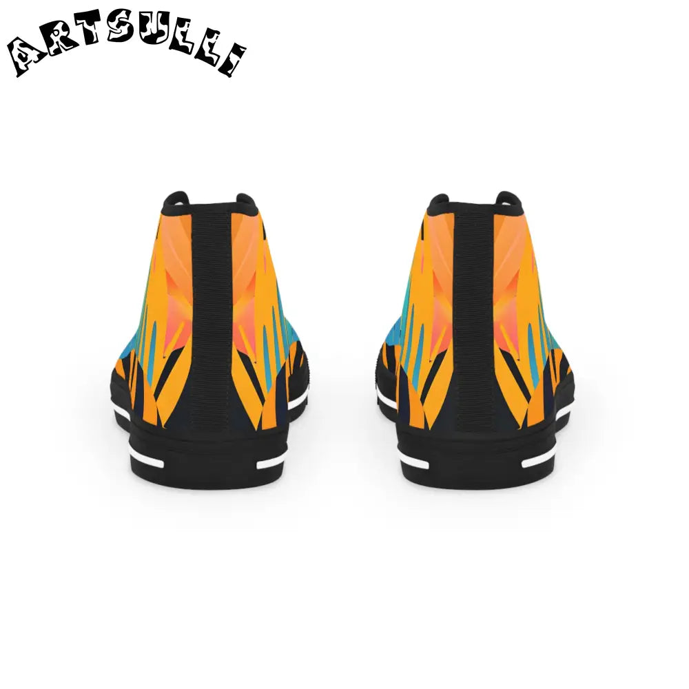 JAKKOUTTHEBXX Abstract Canvas High Tops with Hi-Poly Deodorant Memory 2025