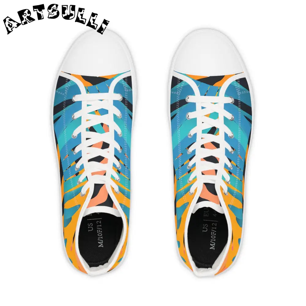 JAKKOUTTHEBXX Abstract Canvas High Tops with Hi-Poly Deodorant Memory 2025