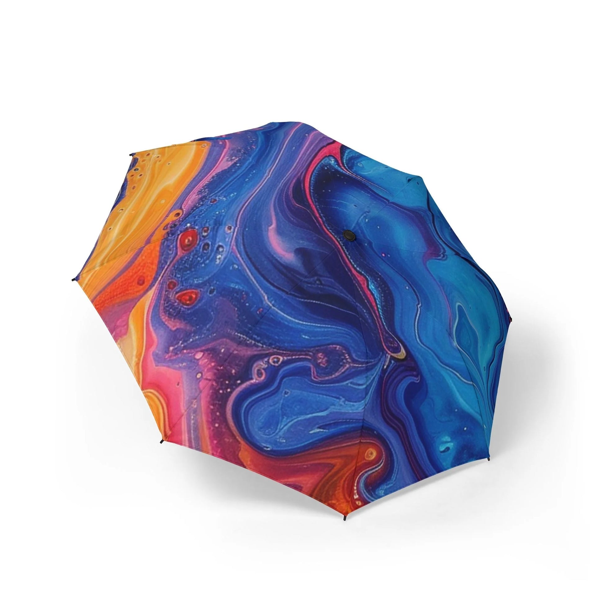 Printify Abstract Color Swirl Umbrella 2025
