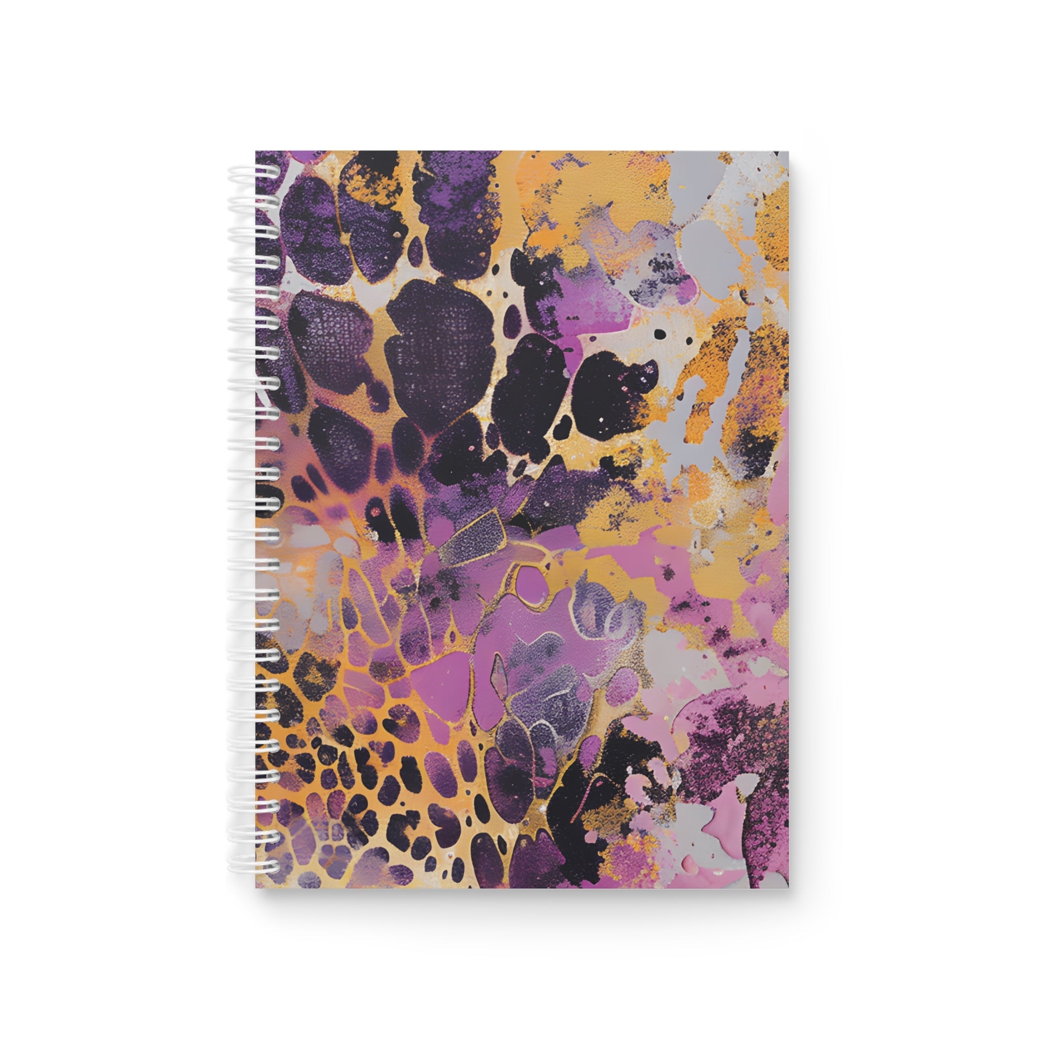 Abstract Customizable Wide-Ruled Spiral Notebook, Artsulli - Art is Long, Life is Short, Paper products, Size, One Size, , , , , 17299661913644367610