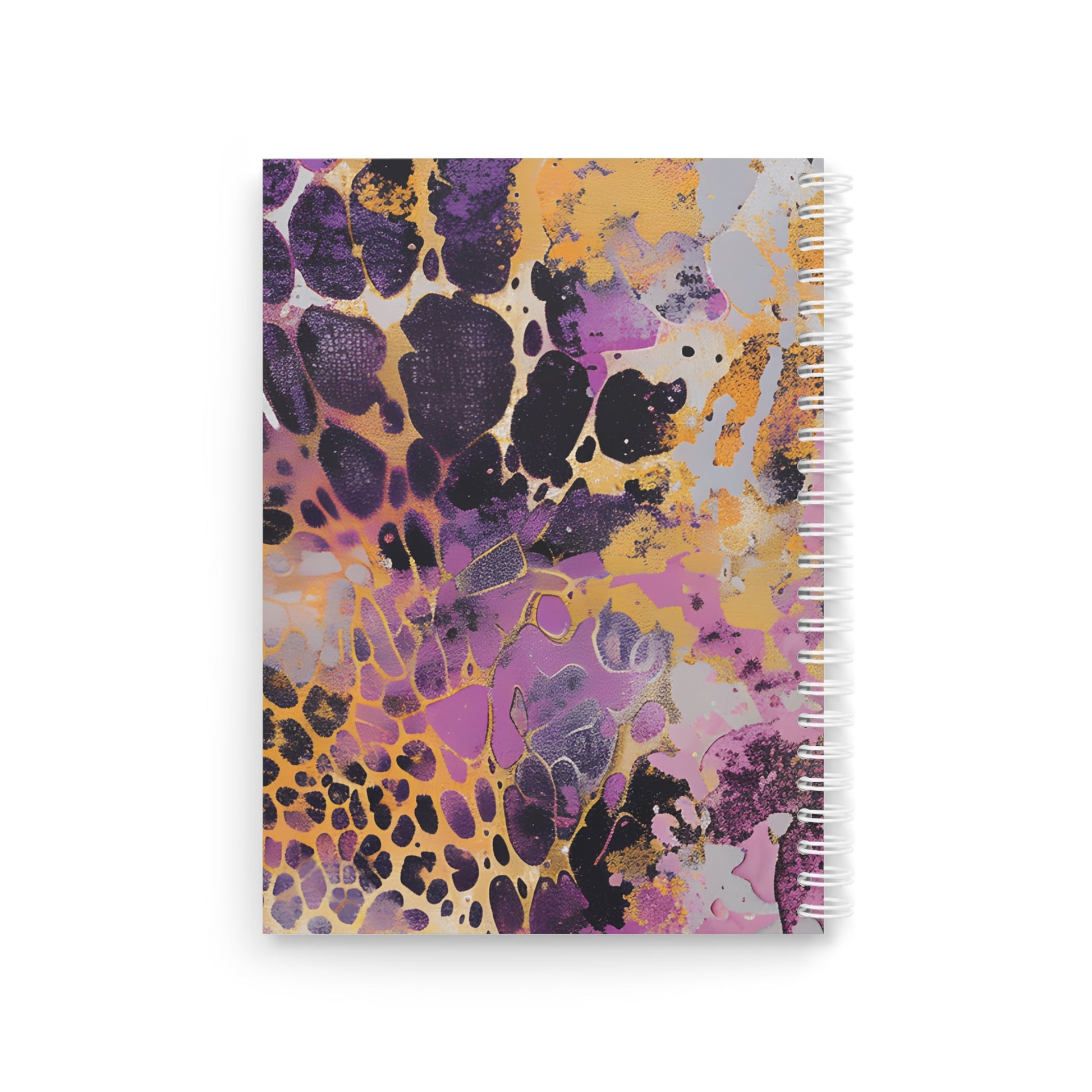 JAKKOUTTHEBXX Abstract Customizable Wide-Ruled Spiral Notebook 2025