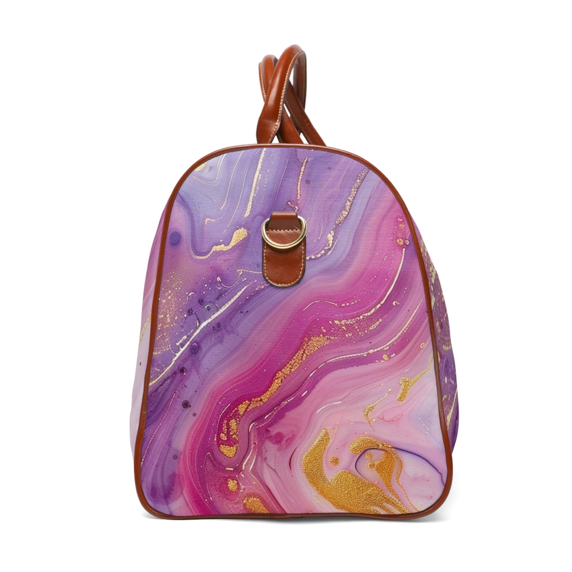 Abstract Design Travel Bag with Leather Handles, Artsulli - Art is Long, Life is Short, Bags, , , , , , , 