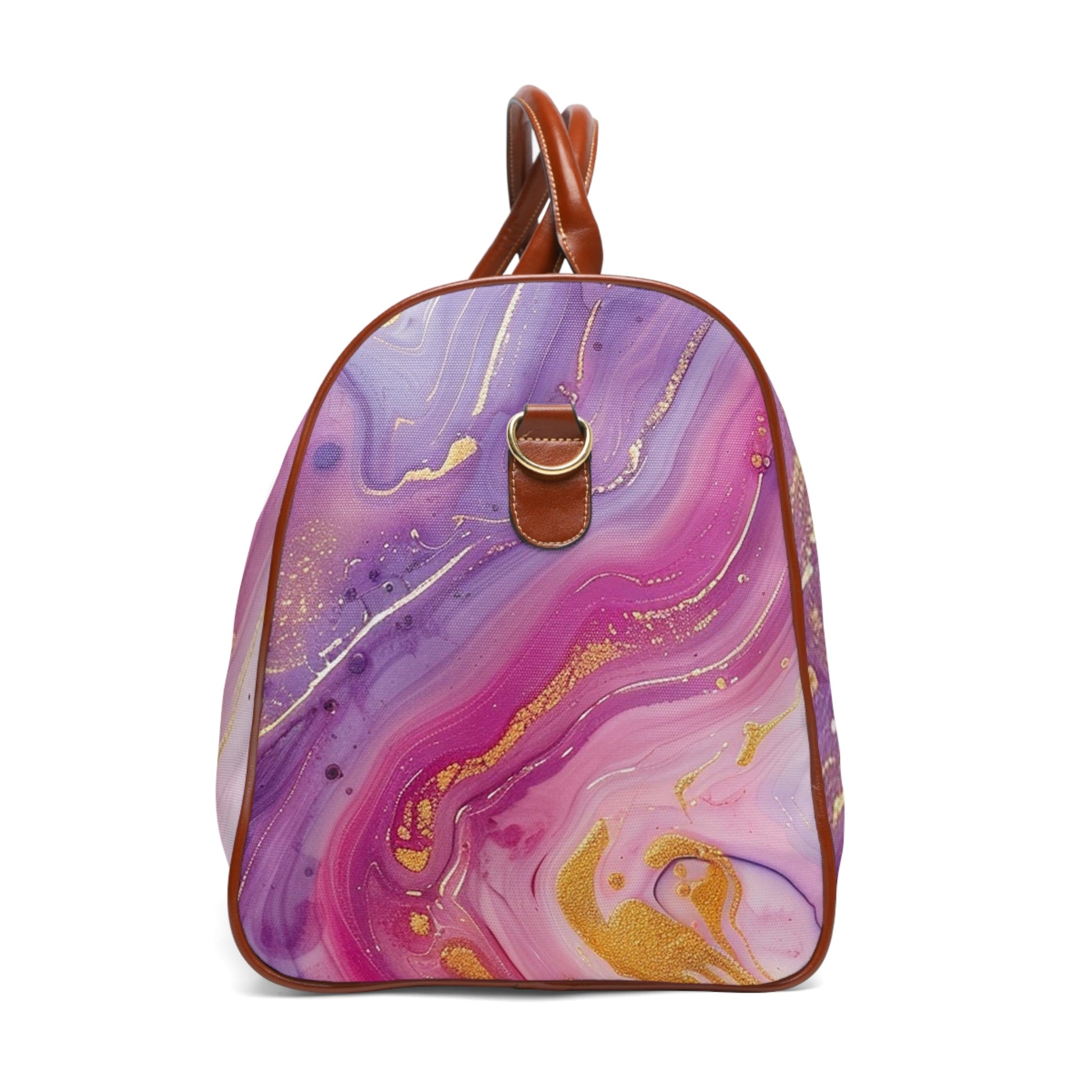 Abstract Design Travel Bag with Leather Handles, Artsulli - Art is Long, Life is Short, Bags, , , , , , , 