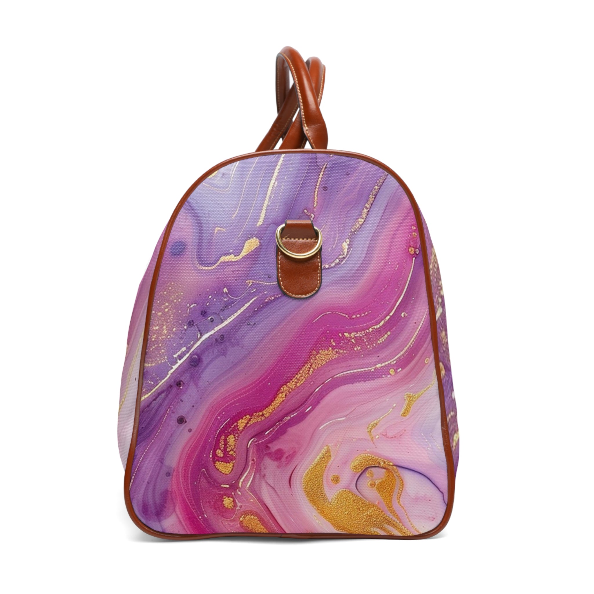 Abstract Design Travel Bag with Leather Handles, Artsulli - Art is Long, Life is Short, Bags, , , , , , , 