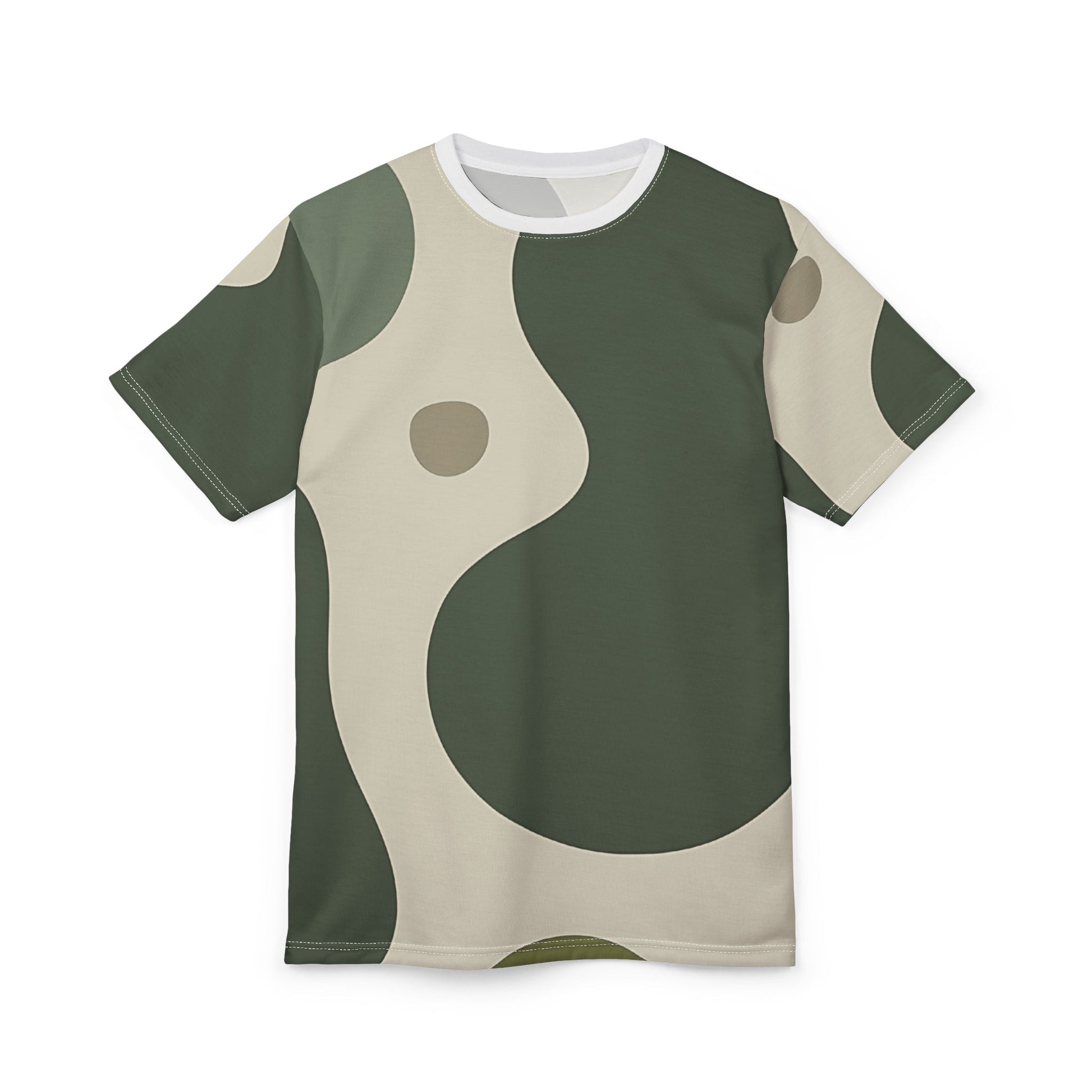 Abstract Earth Tone T-Shirt, Artsulli - Art is Long, Life is Short, All Over Prints, , , , , , , 
