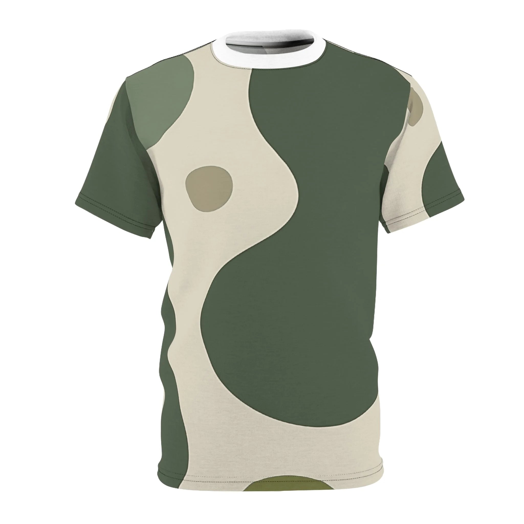 Printify Abstract Earth Tone T-Shirt 2025