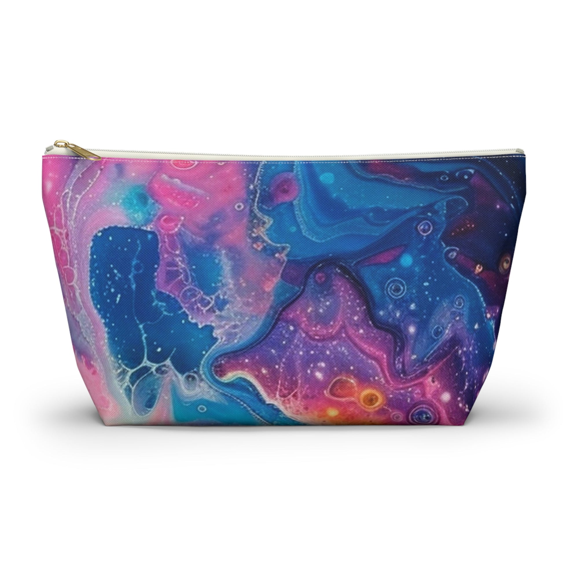 Abstract Galaxy Pouch, Artsulli - Art is Long, Life is Short, Bags, Size, Large, Color, White zipper, , , 75510700704394383288